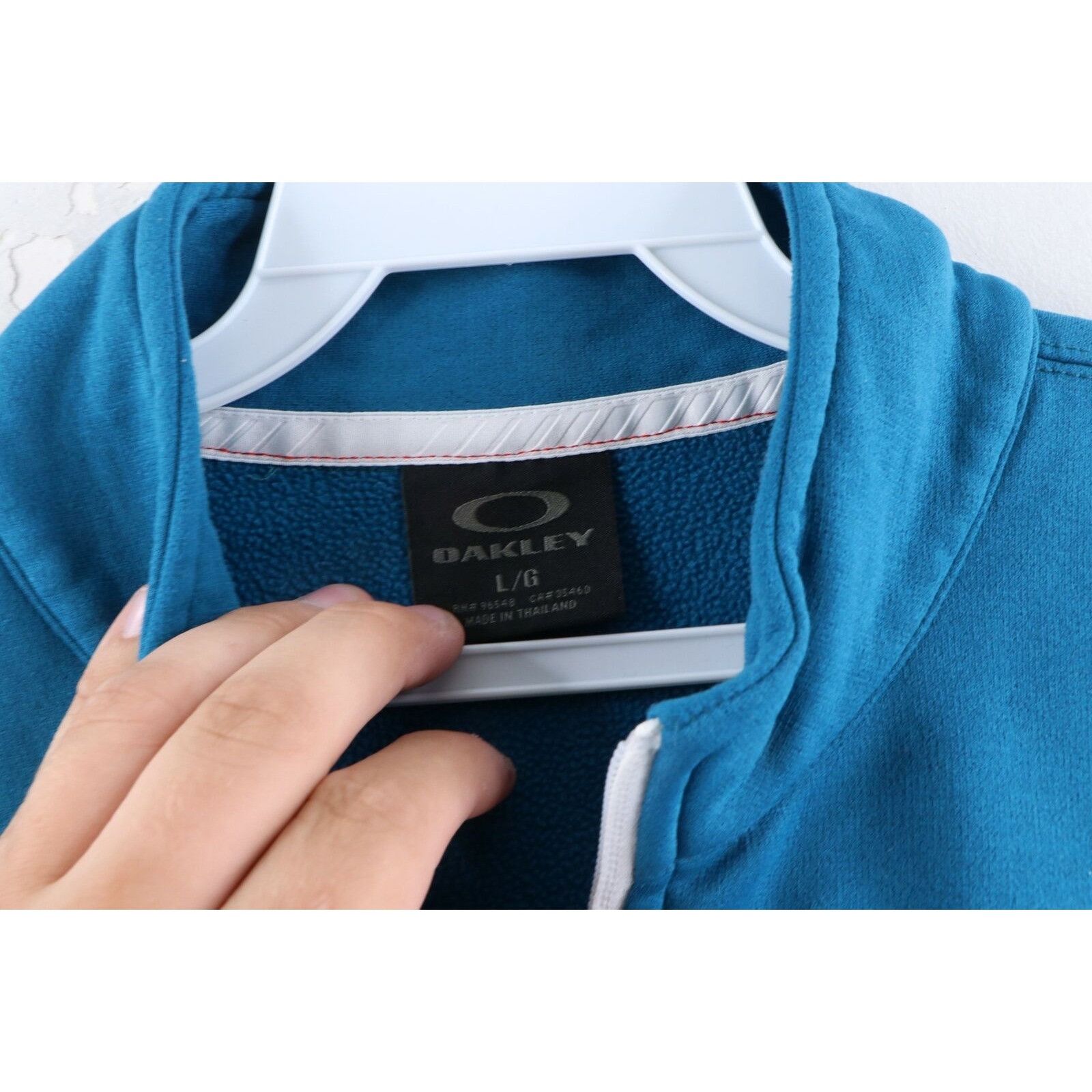 Oakley Oakley Stitched Logo Brushed Fleece Lined Half Zip Sweater Size US L / EU 52-54 / 3 - 4 Thumbnail