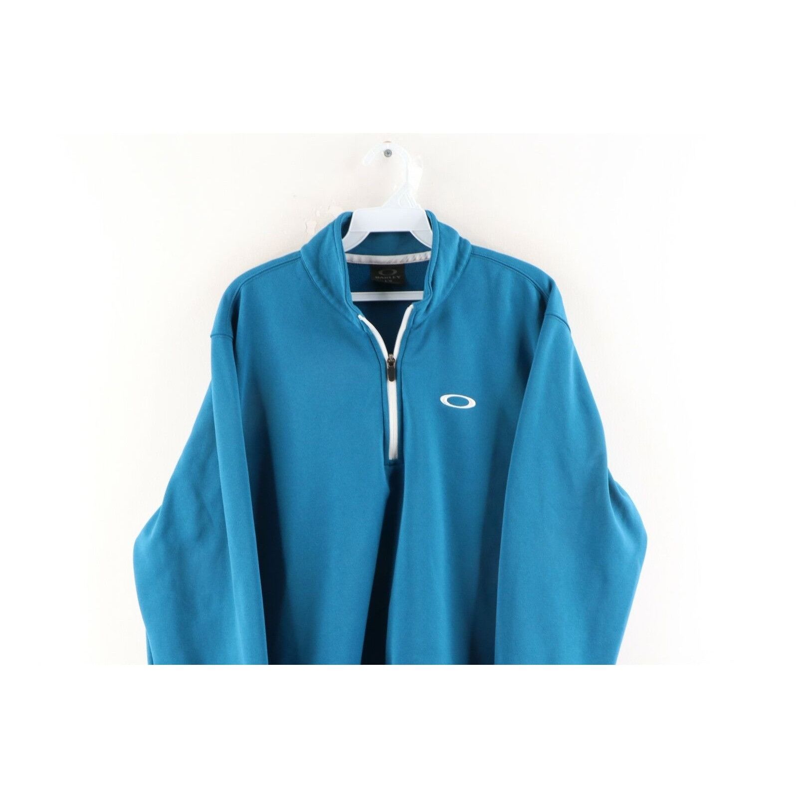 Oakley Oakley Stitched Logo Brushed Fleece Lined Half Zip Sweater Size US L / EU 52-54 / 3 - 2 Thumbnail