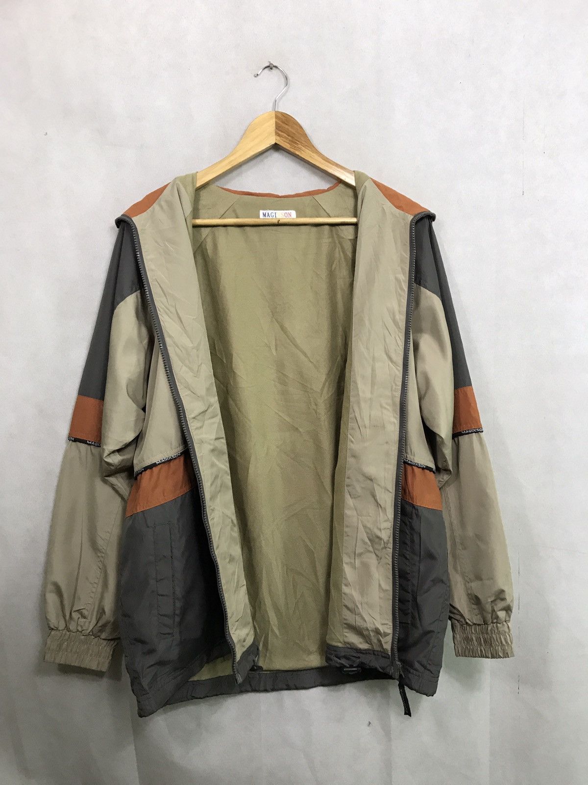 Japanese Brand MAGIXSON EVOLUTION TIME BIGLOGO LIGHT JACKET Size US L / EU 52-54 / 3 - 7 Thumbnail