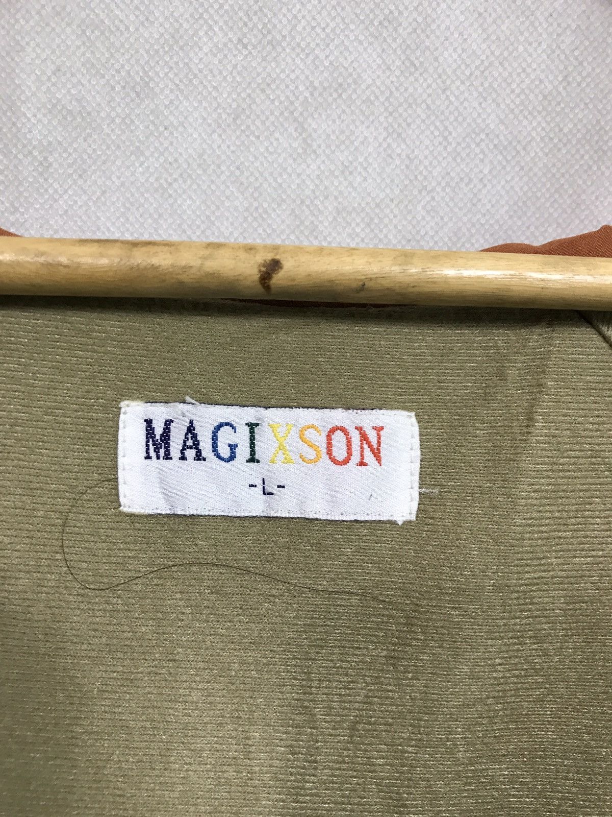 Japanese Brand MAGIXSON EVOLUTION TIME BIGLOGO LIGHT JACKET Size US L / EU 52-54 / 3 - 8 Thumbnail