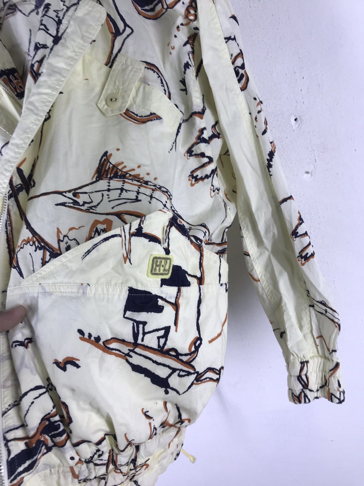 Designer RARE JAPANESE DESIGNER BRAND HENRI LUCCHAPUIS OVER PRINT Size US S / EU 44-46 / 1 - 9 Thumbnail
