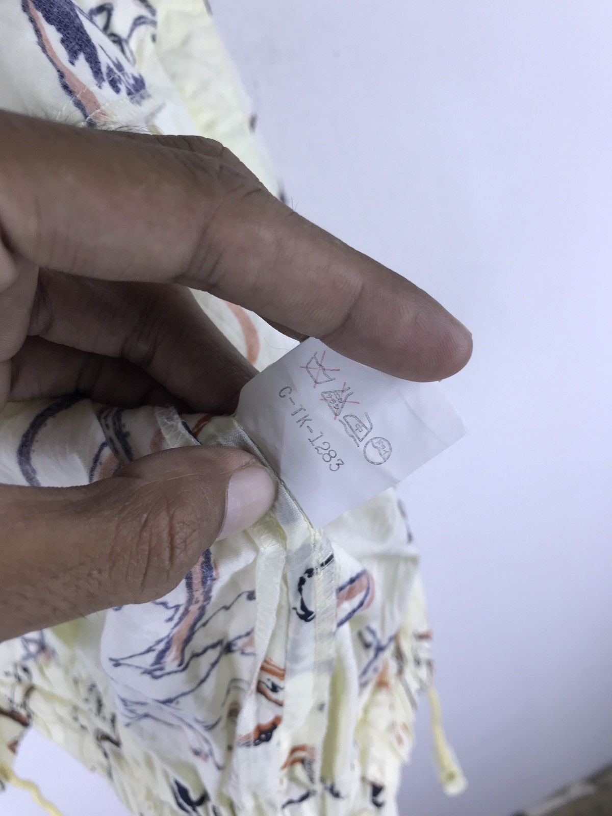 Designer RARE JAPANESE DESIGNER BRAND HENRI LUCCHAPUIS OVER PRINT Size US S / EU 44-46 / 1 - 14 Thumbnail