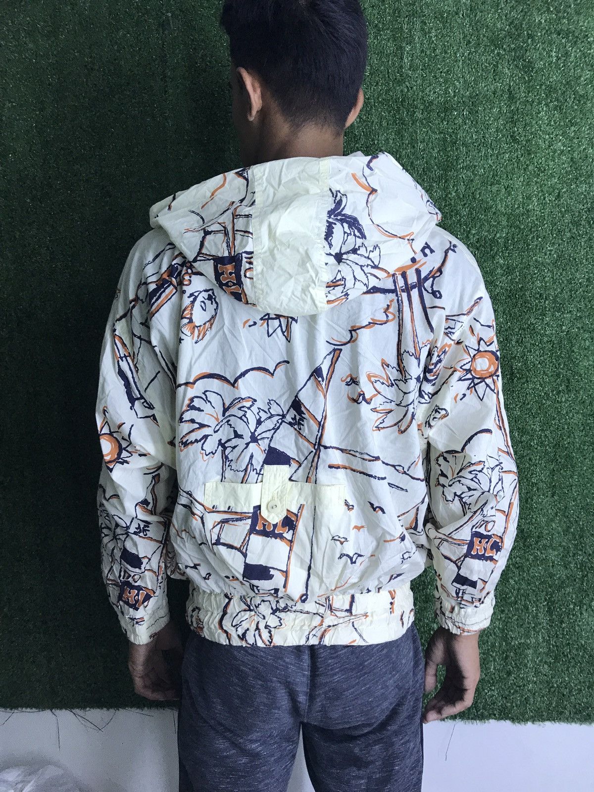 Designer RARE JAPANESE DESIGNER BRAND HENRI LUCCHAPUIS OVER PRINT Size US S / EU 44-46 / 1 - 3 Thumbnail