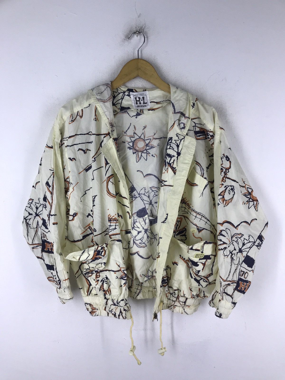 Designer RARE JAPANESE DESIGNER BRAND HENRI LUCCHAPUIS OVER PRINT Size US S / EU 44-46 / 1 - 8 Thumbnail