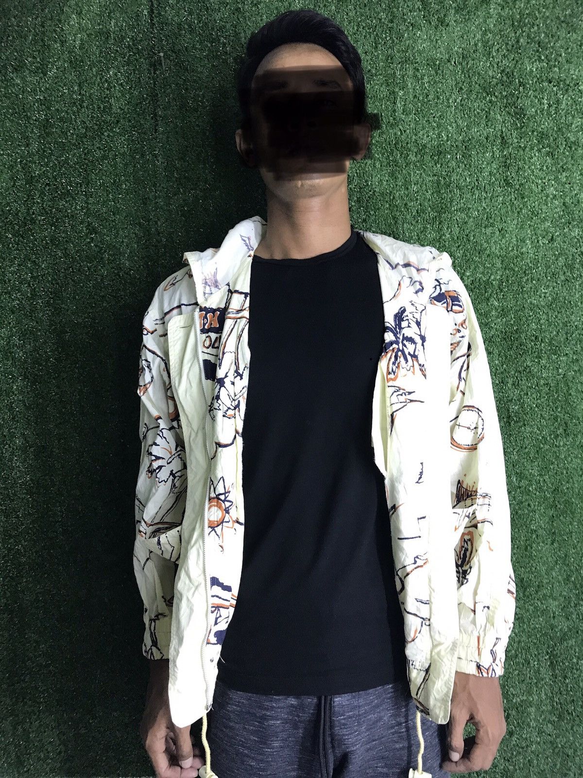 Designer RARE JAPANESE DESIGNER BRAND HENRI LUCCHAPUIS OVER PRINT Size US S / EU 44-46 / 1 - 7 Thumbnail