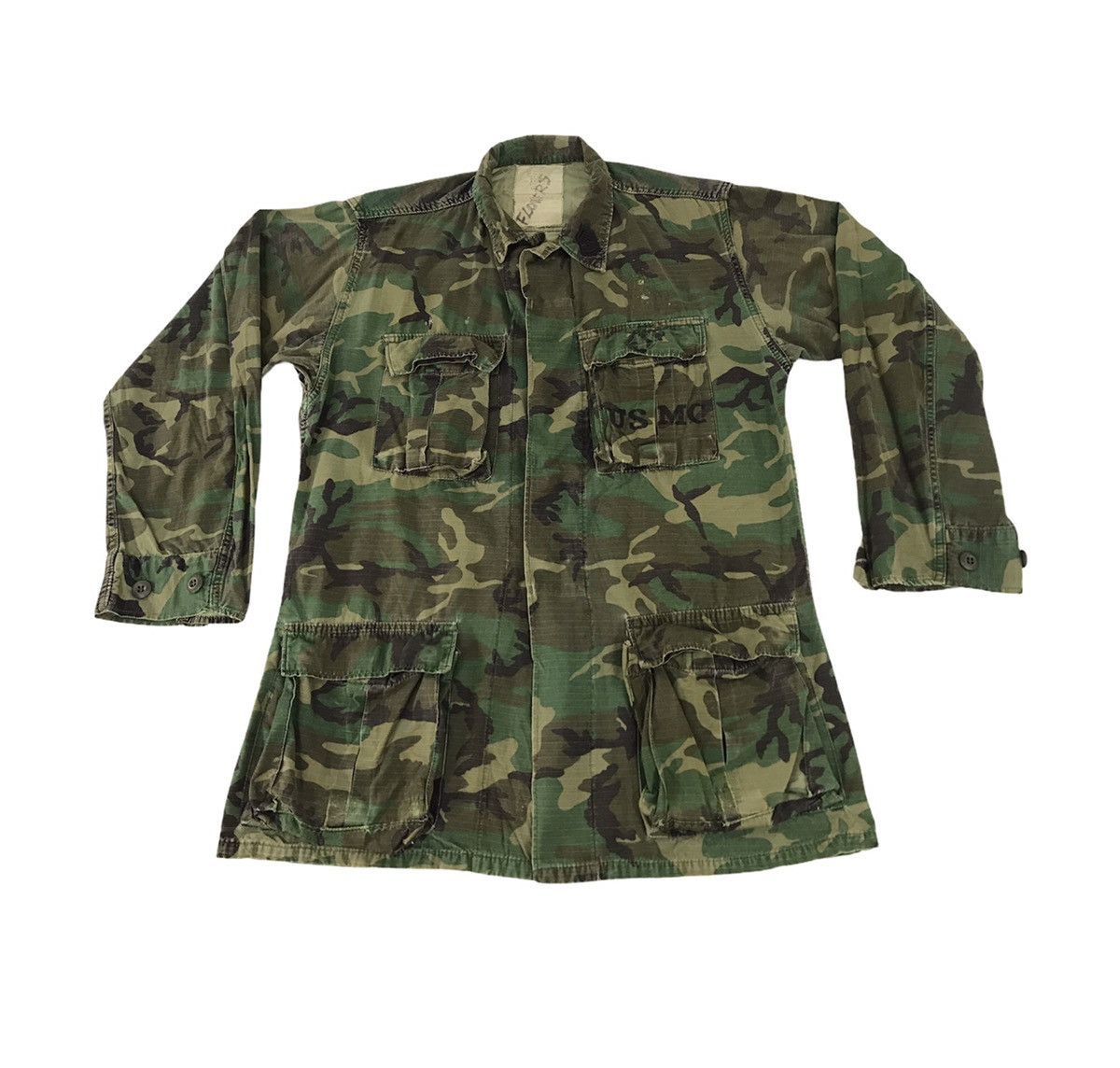 Vintage US Military USMC Uniform Button Up Multi Pockets Size US L / EU 52-54 / 3 - 1 Thumbnail