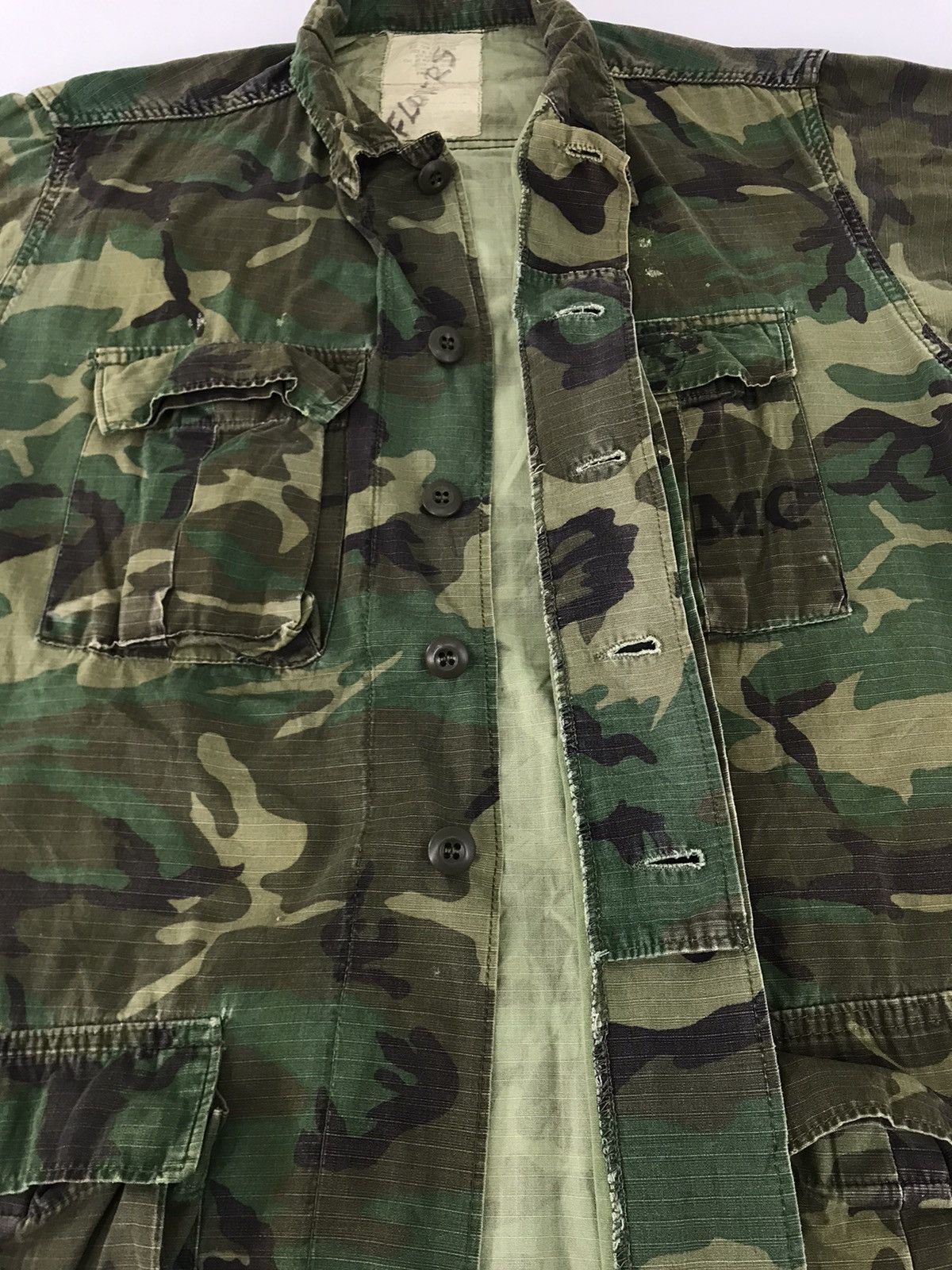 Vintage US Military USMC Uniform Button Up Multi Pockets Size US L / EU 52-54 / 3 - 5 Thumbnail