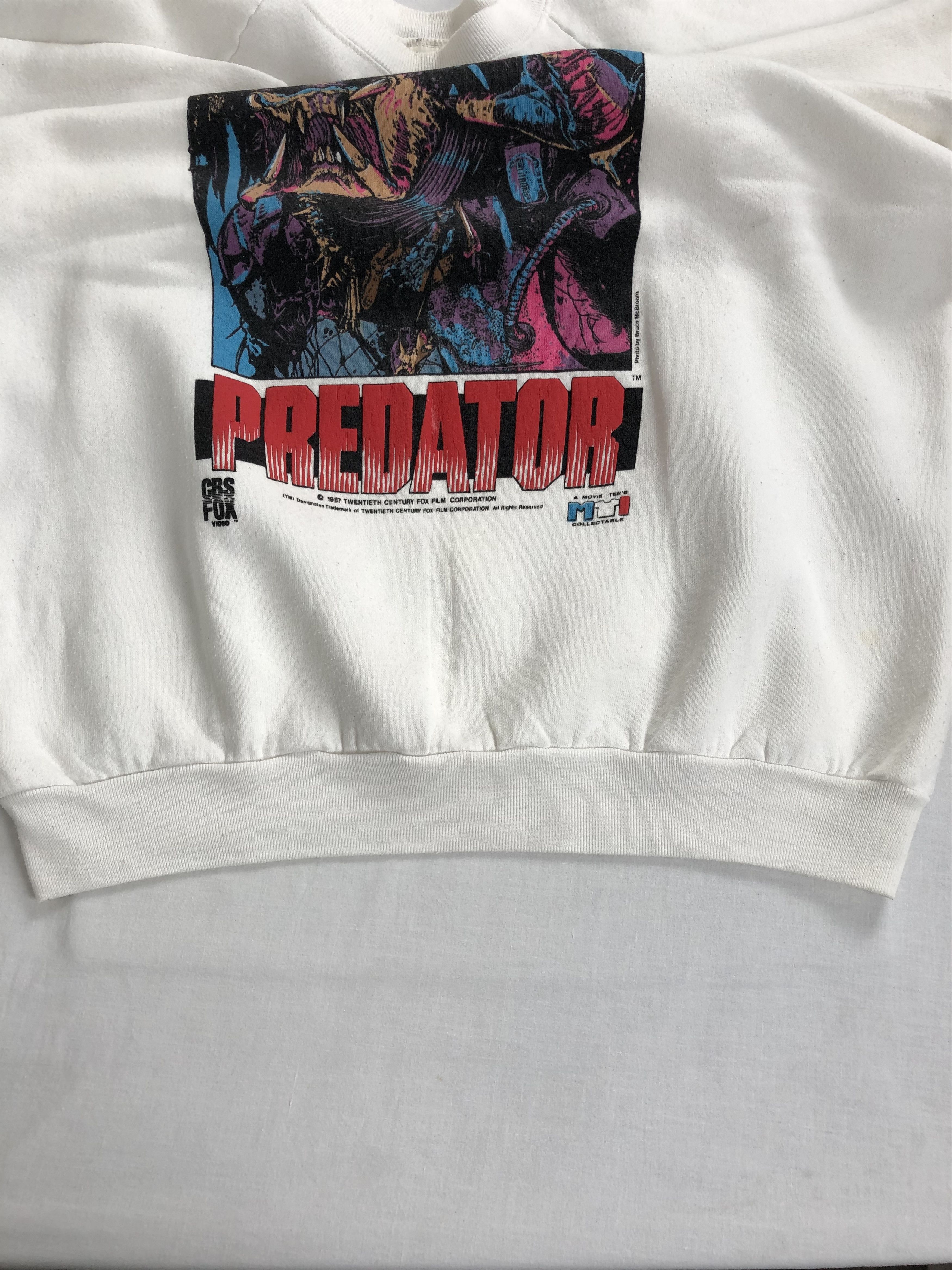 Vintage Vintage 1987 Predator Schwarzenegger (Fight Club Jurassic) Size US XL / EU 56 / 4 - 10 Thumbnail