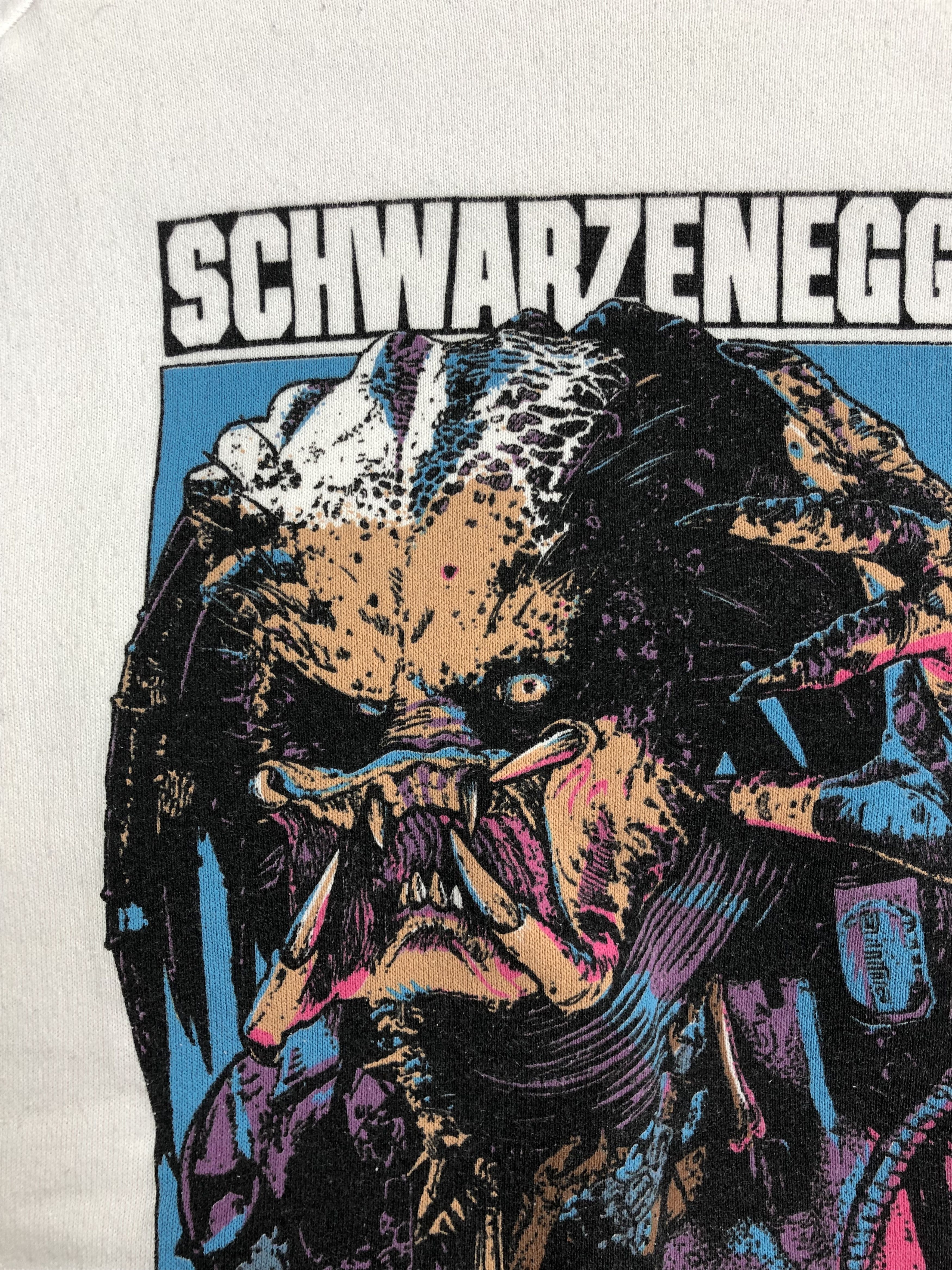 Vintage Vintage 1987 Predator Schwarzenegger (Fight Club Jurassic) Size US XL / EU 56 / 4 - 4 Thumbnail