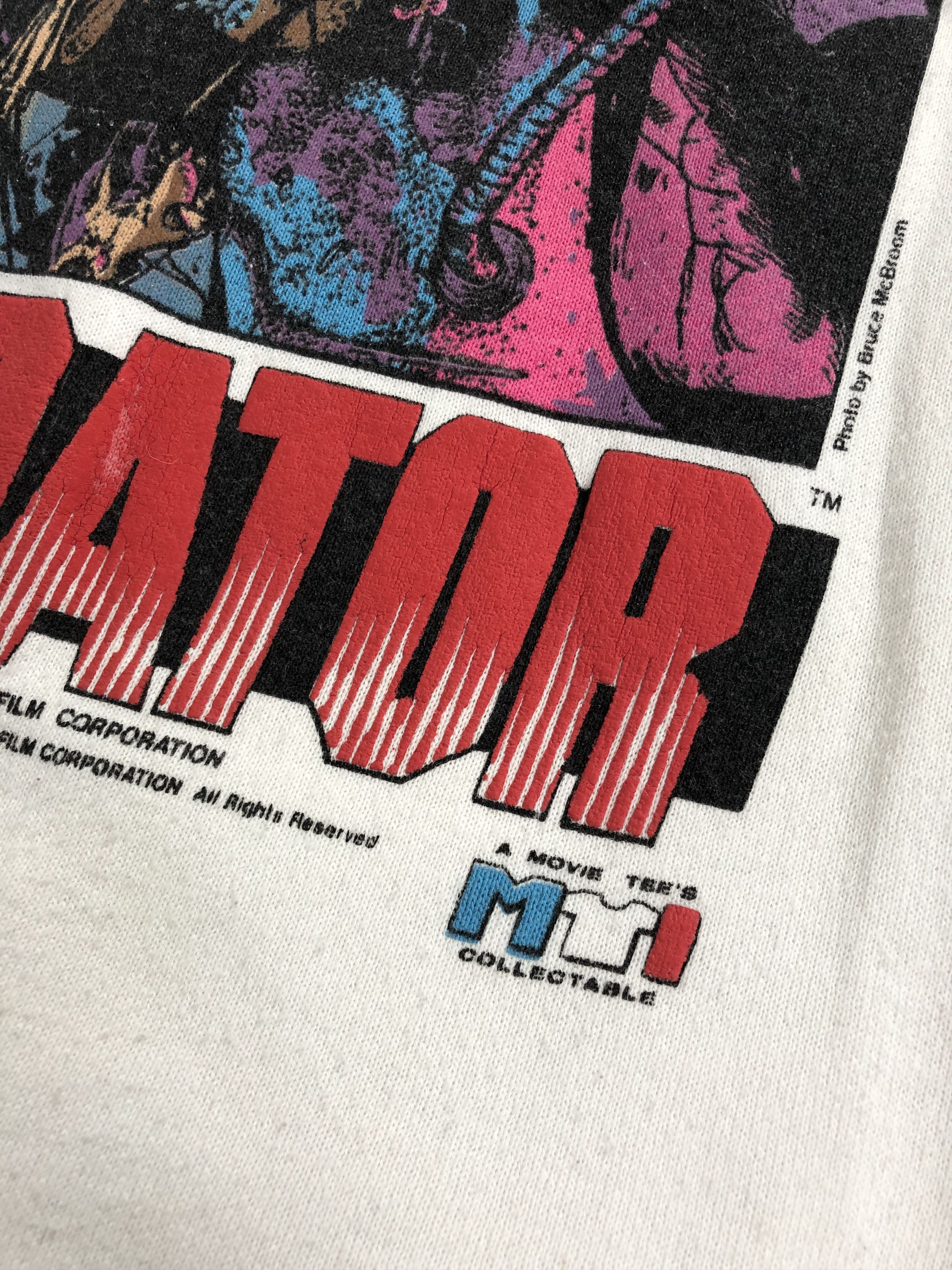Vintage Vintage 1987 Predator Schwarzenegger (Fight Club Jurassic) Size US XL / EU 56 / 4 - 9 Thumbnail