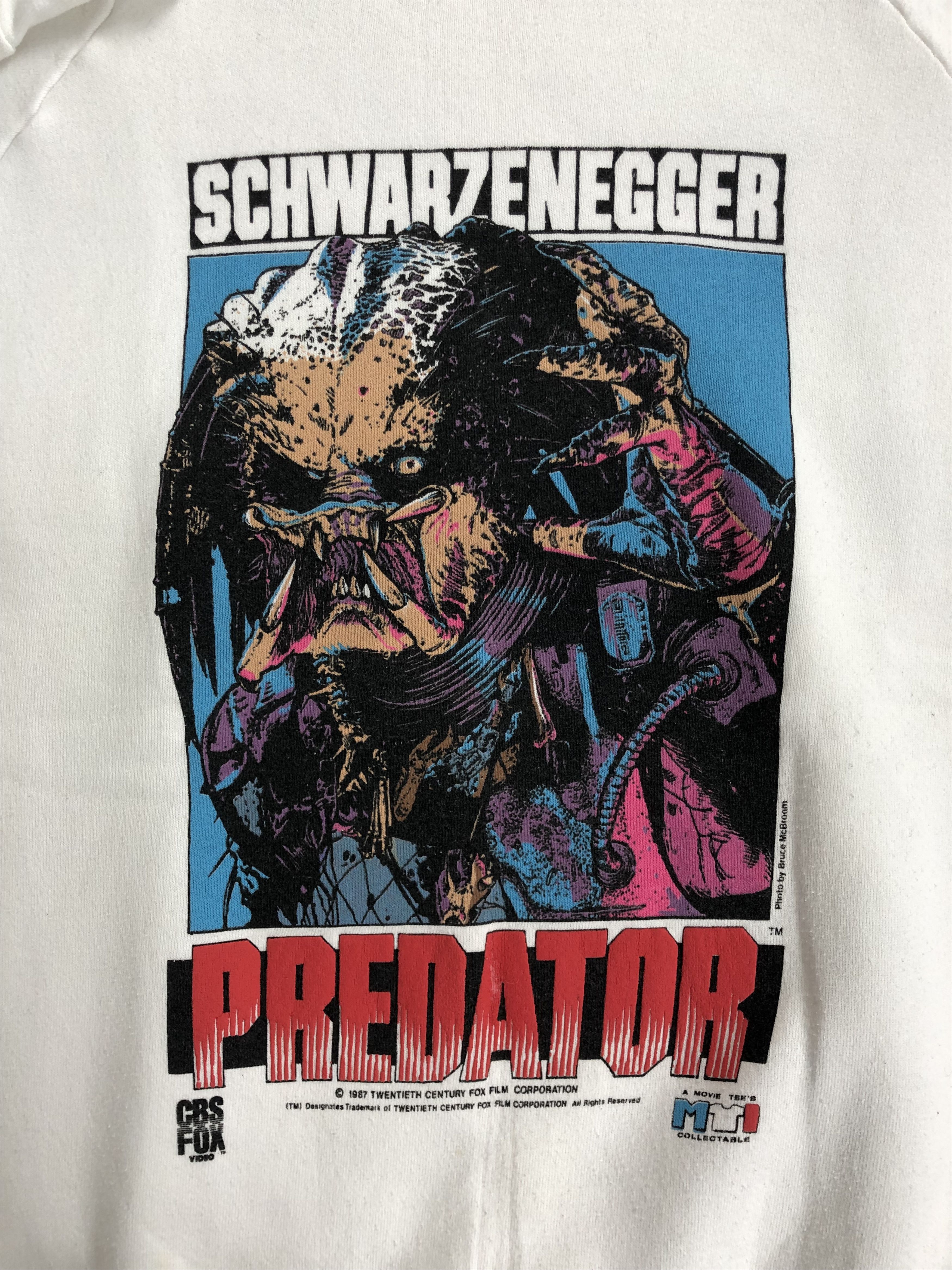 Vintage Vintage 1987 Predator Schwarzenegger (Fight Club Jurassic) Size US XL / EU 56 / 4 - 3 Thumbnail