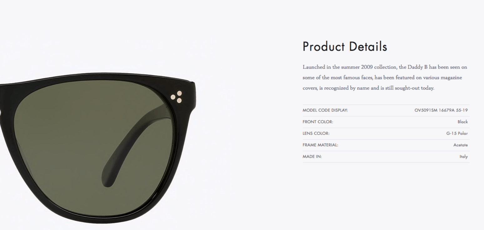 Oliver Peoples 58mm POLARIZED Sunglasses Black/G15 Polar Size ONE SIZE - 8 Thumbnail