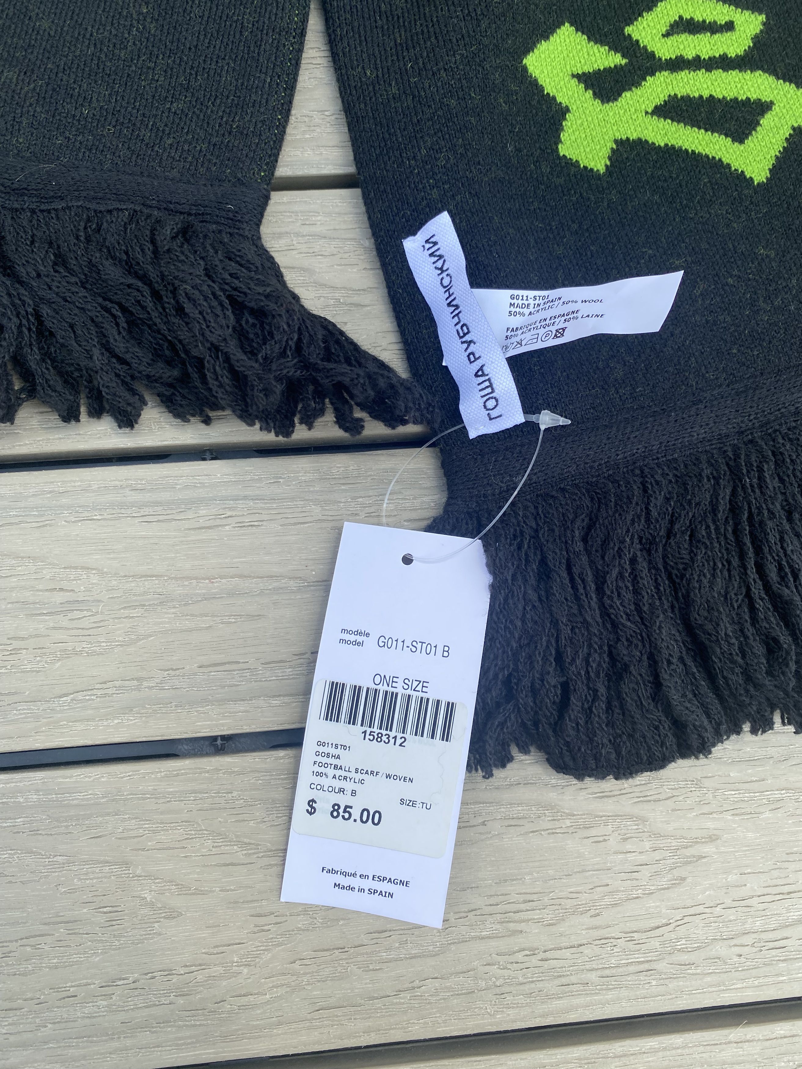 小物 gosha rubchinskiy scarf aw18 gosha rubchinskiy scarf aw18