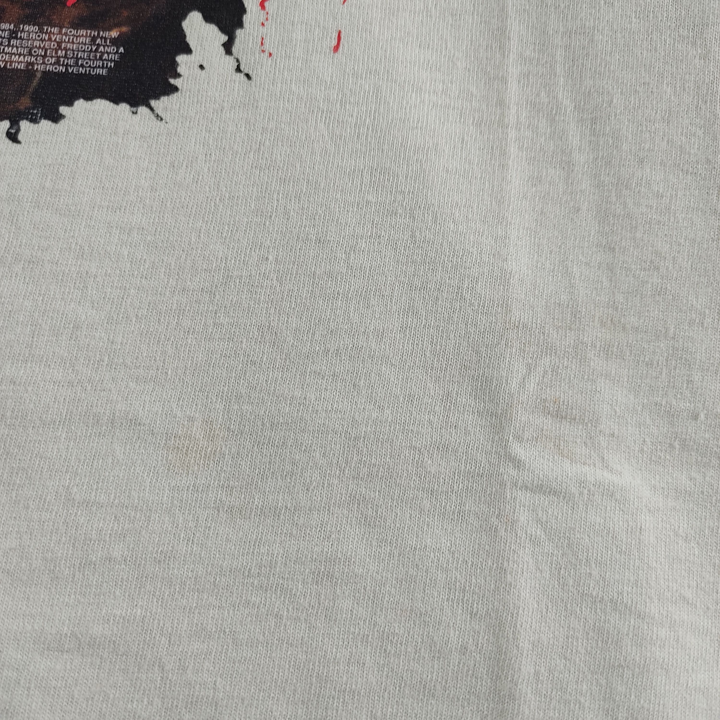 Anime × Vintage 1990 Freddy Krueger Movie promo Horror Size US L / EU 52-54 / 3 - 6 Thumbnail