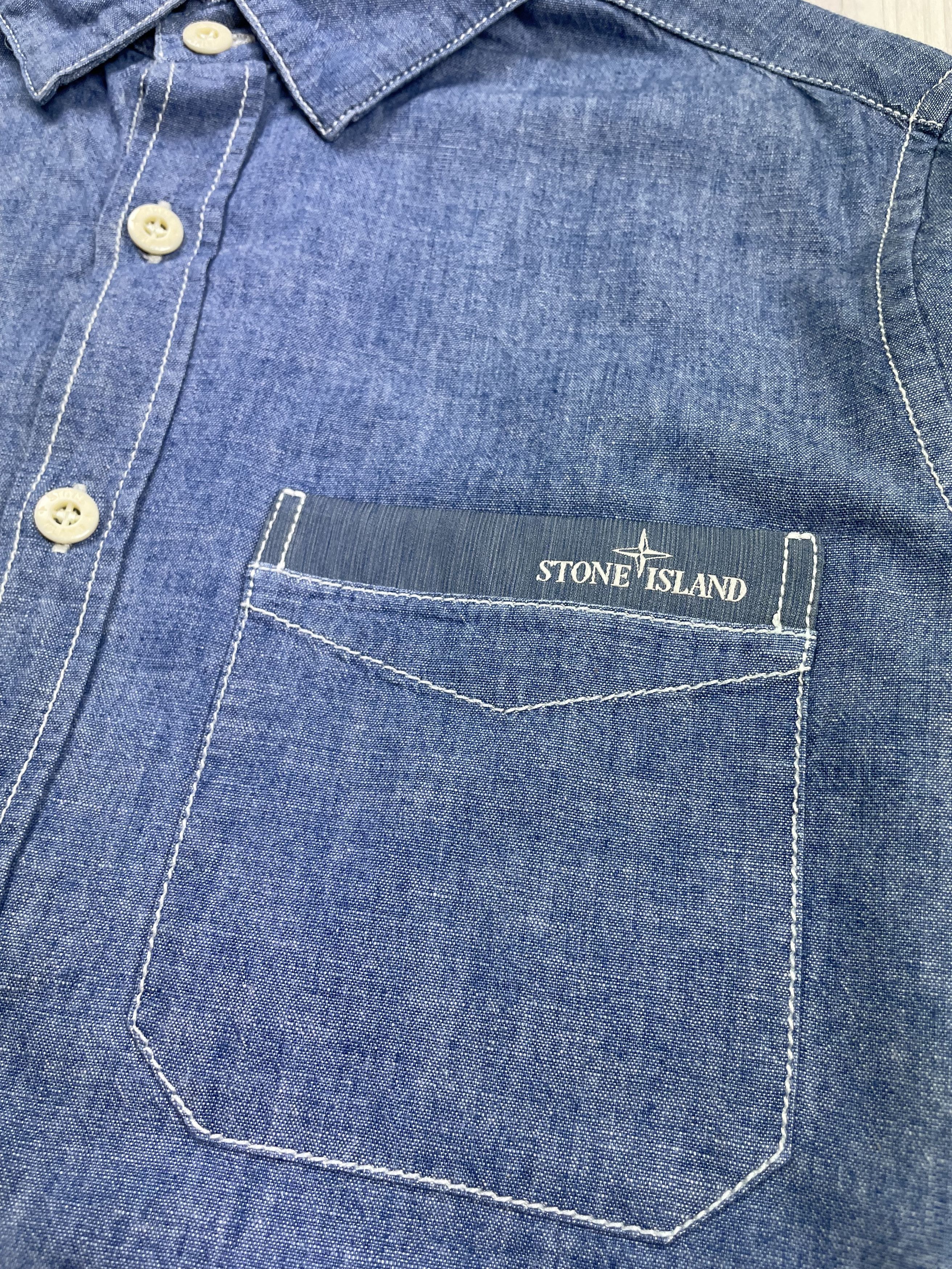 Stone Island Stone Island Denim Shirt Size US S / EU 44-46 / 1 - 2 Thumbnail
