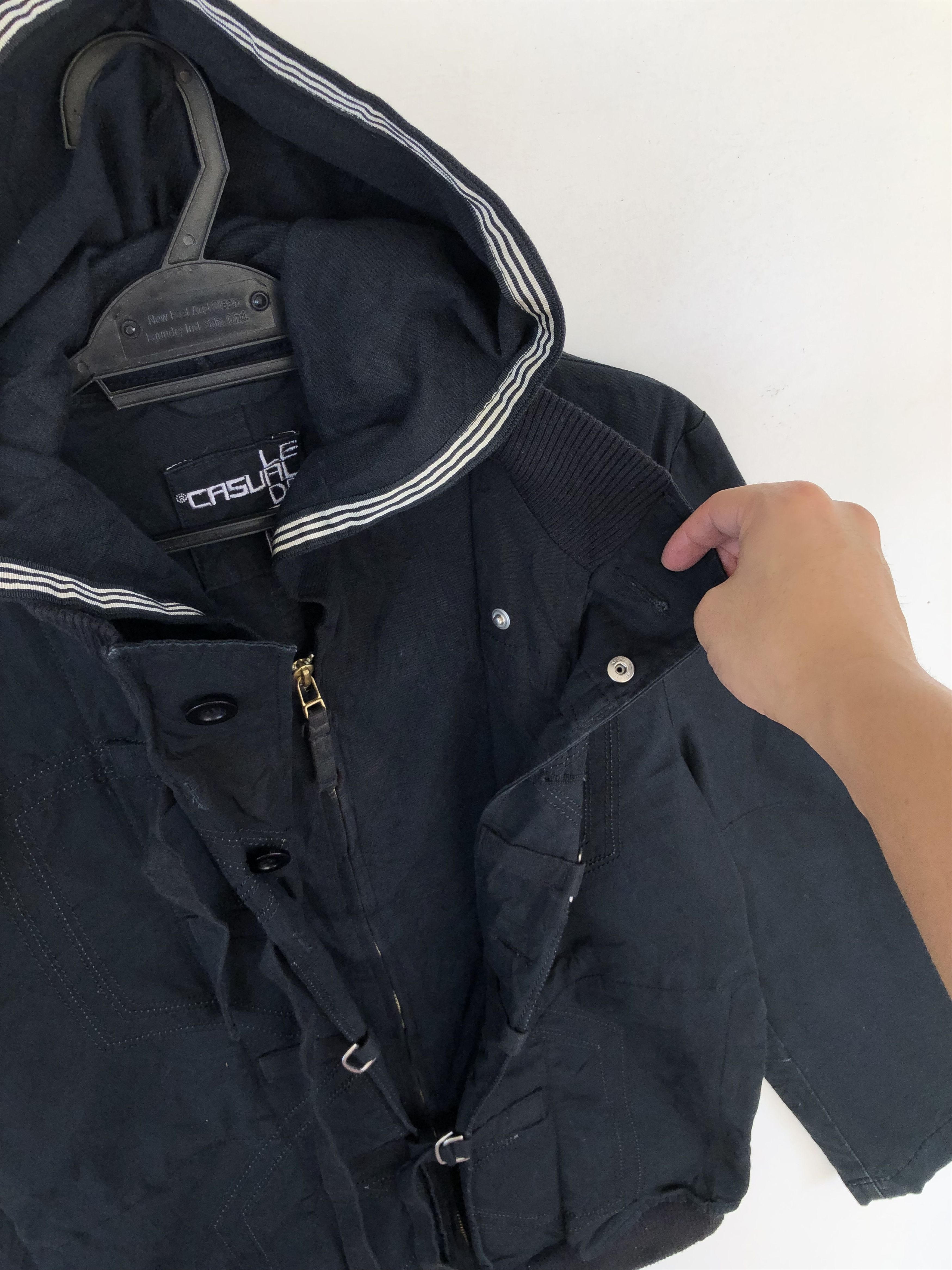Marithe + Francois Girbaud RARE🔥LE CASUAL DE MFG BONDAGE HOODED JACKET Size US M / EU 48-50 / 2 - 11 Thumbnail