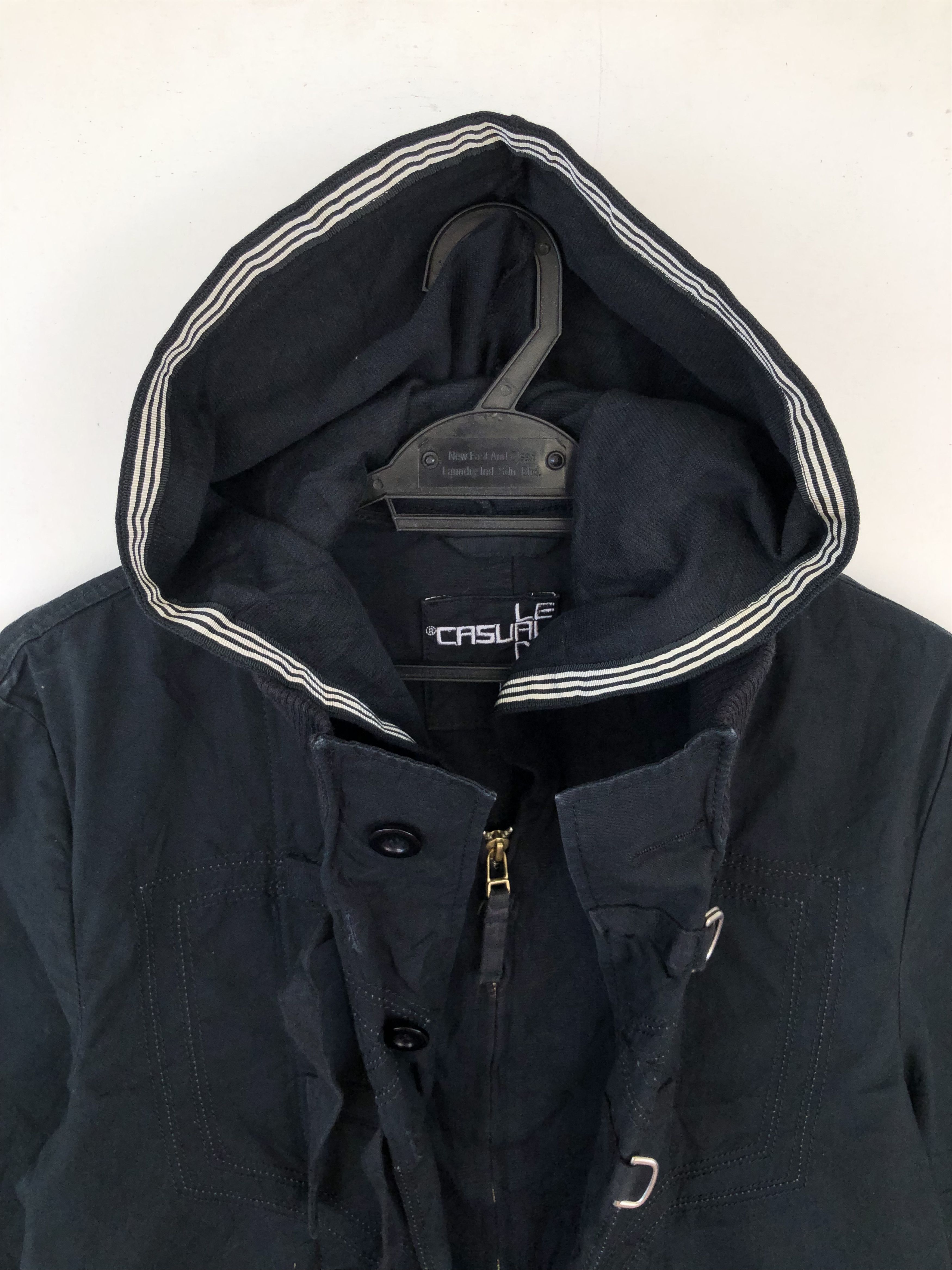 Marithe + Francois Girbaud RARE🔥LE CASUAL DE MFG BONDAGE HOODED JACKET Size US M / EU 48-50 / 2 - 6 Thumbnail