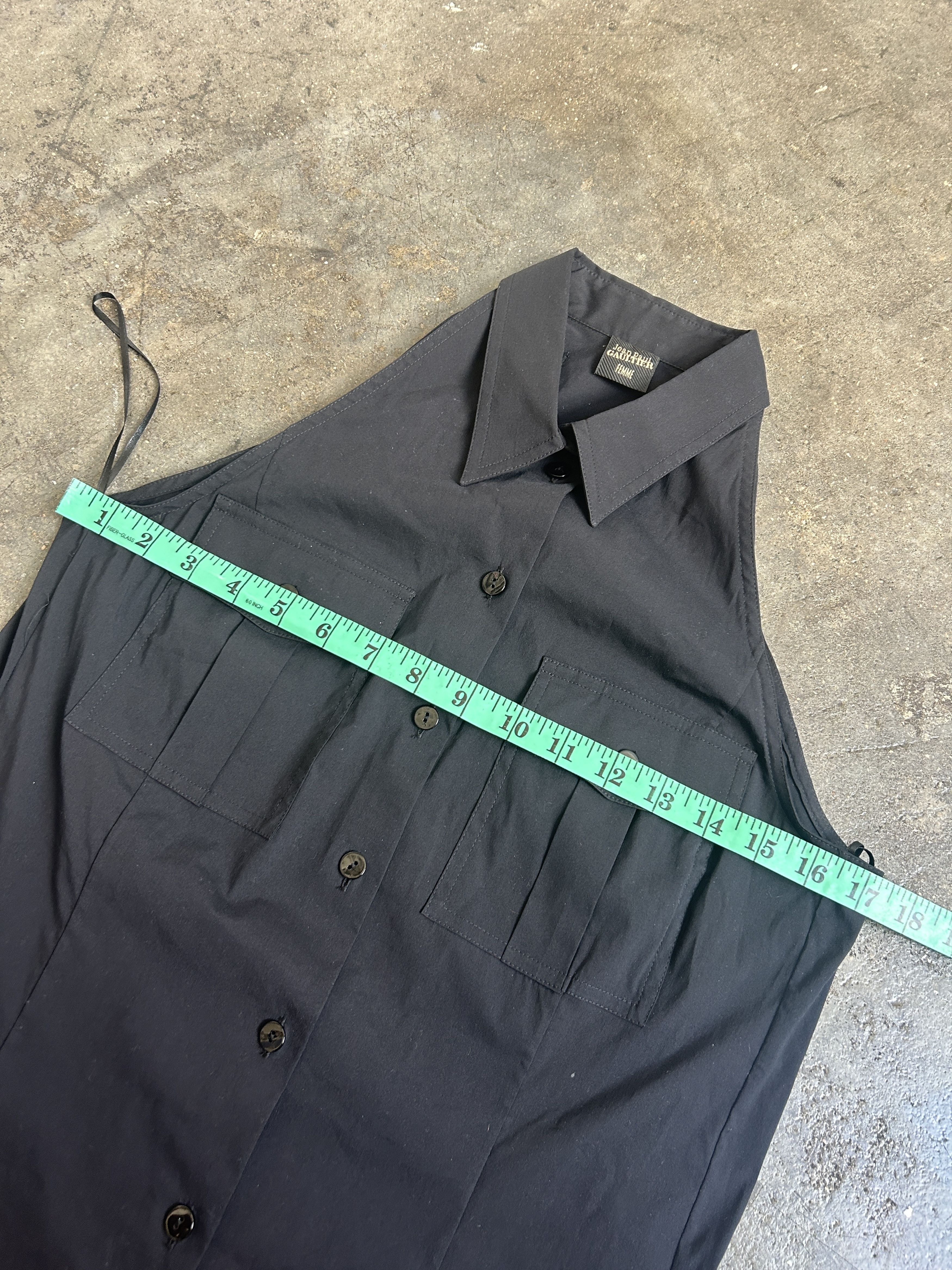 Jean Paul Gaultier JPG mid 1990's JPG shirt Button Up vest Shirt ? Size S / US 4 / IT 40 - 10 Thumbnail