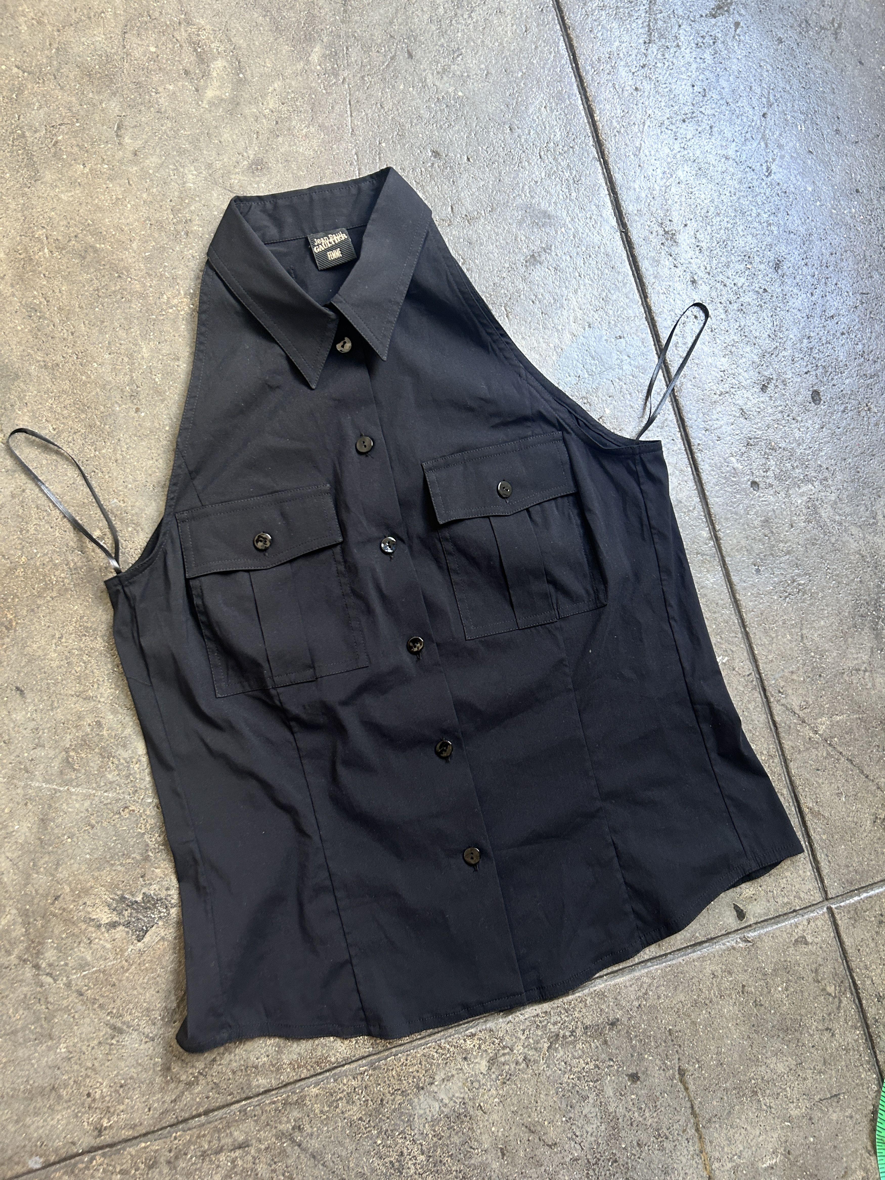 JPG mid 1990's JPG shirt Button Up vest Shirt ?
