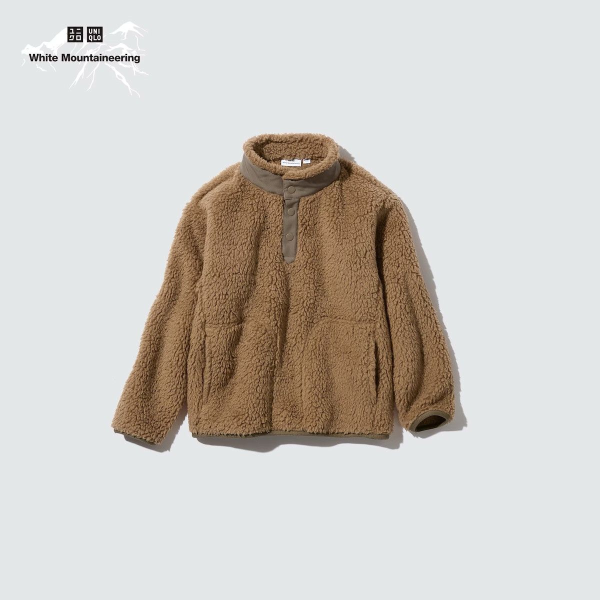 Nepenthes × White Mountaineering White Mountaineering X Uniqlo Sherpa Boa Jacket Kids Beige Size US XS / EU 42 / 0 - 2 Thumbnail