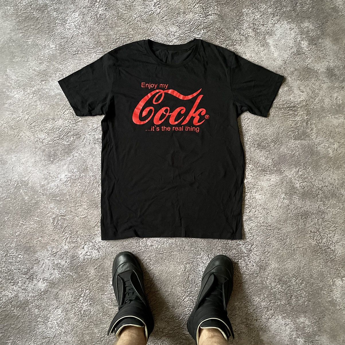 Vintage Vintage Y2K ADULT “ Enjoy My Cock Porno “ Buymypiece Tee 90s |  Grailed