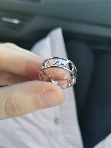Jewelry × Vintage Hollow Walking Cats Ring Size ONE SIZE - 4 Thumbnail
