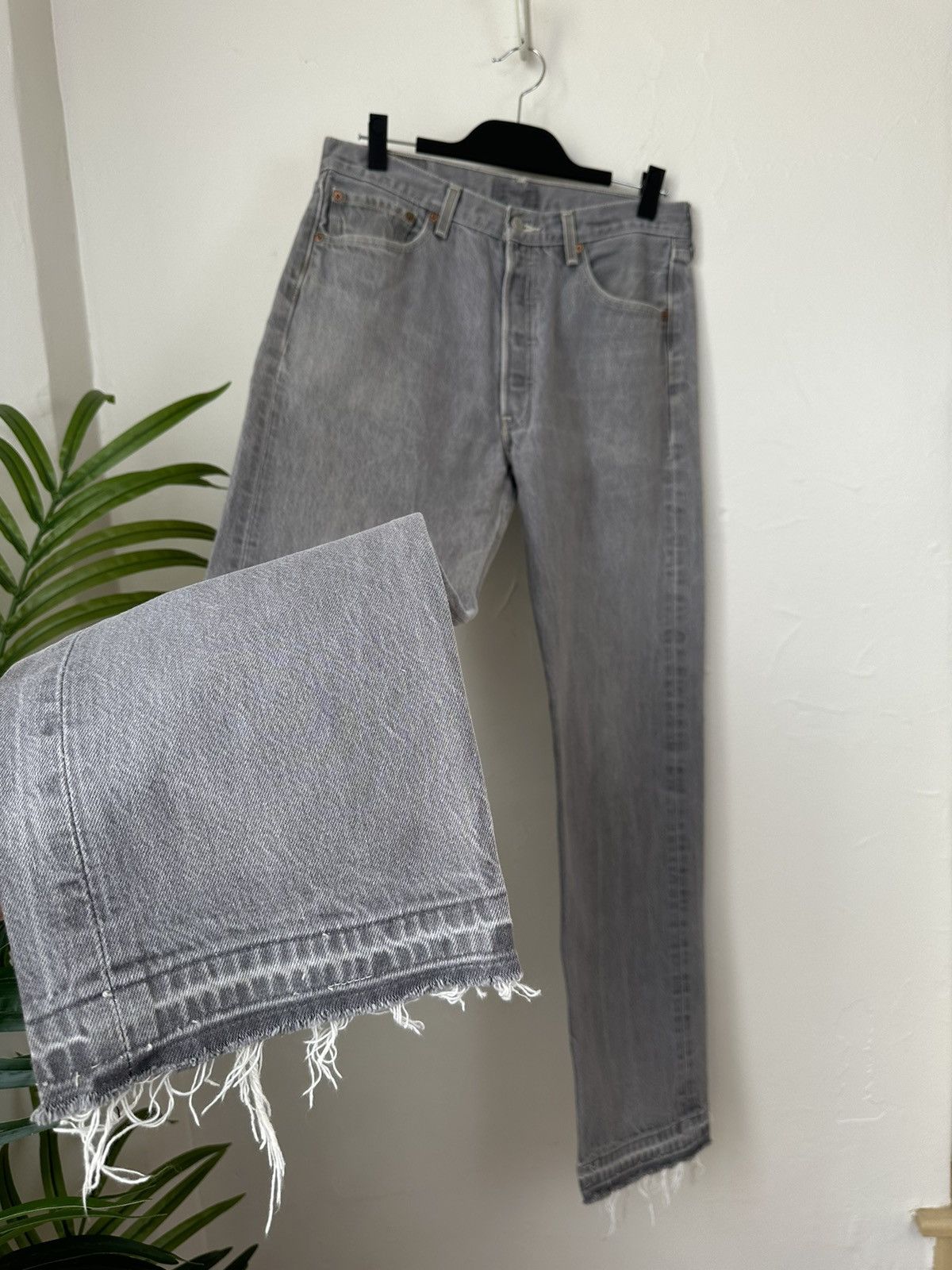 image of Hype x Levis (31X33) Perfect Faded Grey Levi’S 501 Jeans, Men's