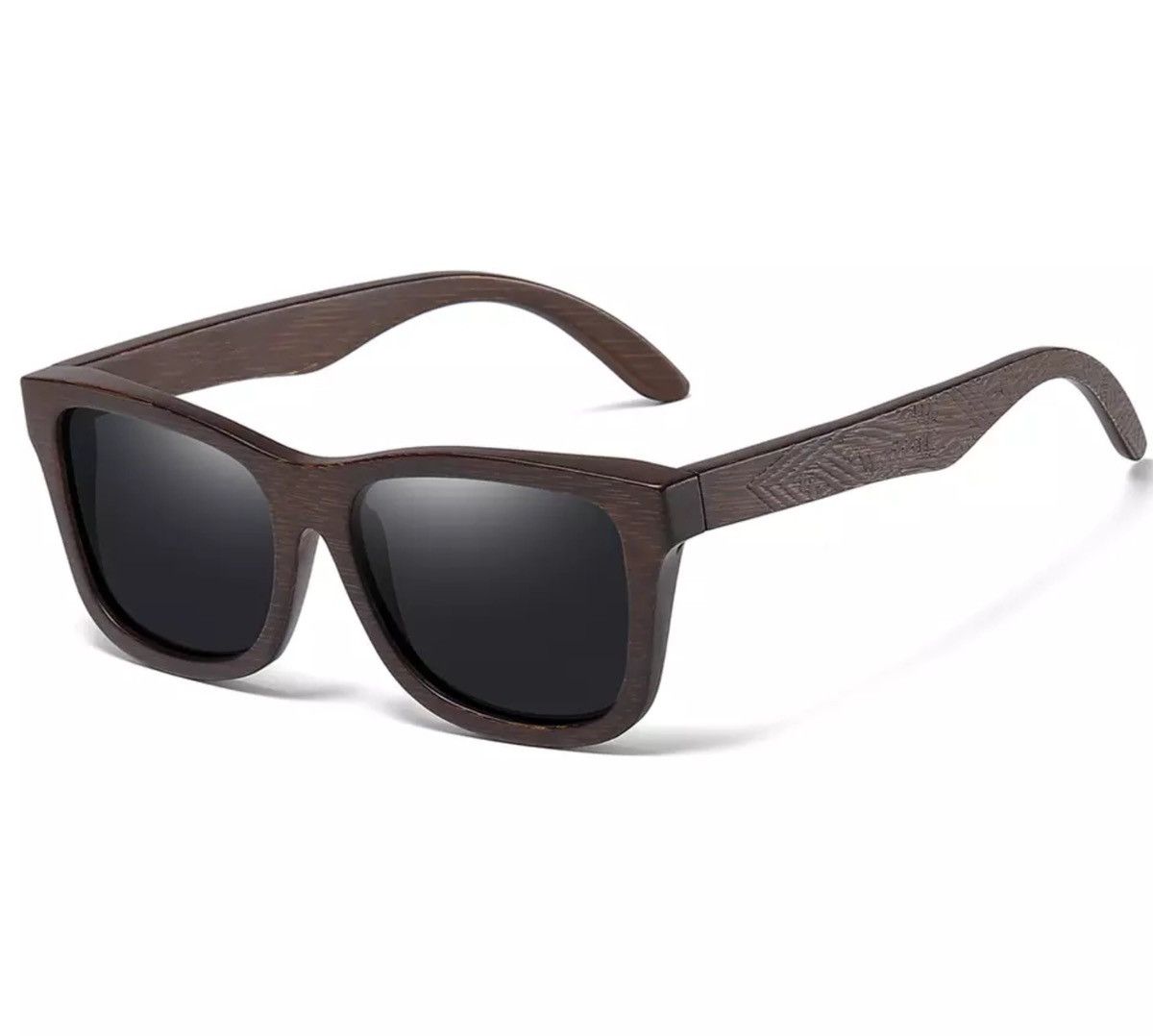 Jewelry Natural Bamboo Wooden Handmade Polarized Sunglasses Size ONE SIZE - 5 Thumbnail