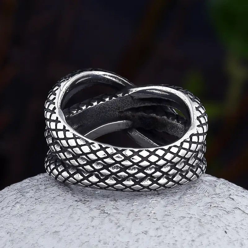 Jewelry × Vintage Simple Snake Ring Size ONE SIZE - 2 Thumbnail