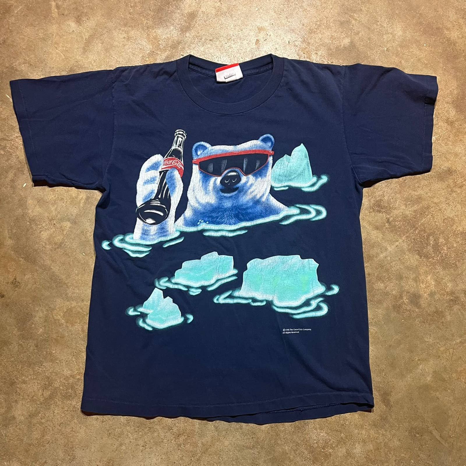 Vintage Vintage 1995 CocaCola Polar Bear Promo Coke T Shirt Grailed