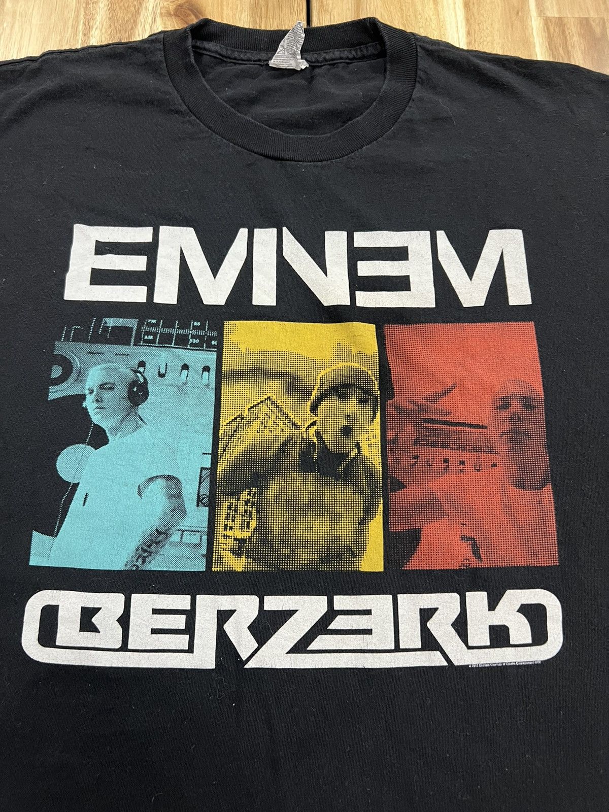 Band Tees × Eminem × Vintage Vintage Eminem Band Tee Shirts Size US L / EU 52-54 / 3 - 2 Thumbnail