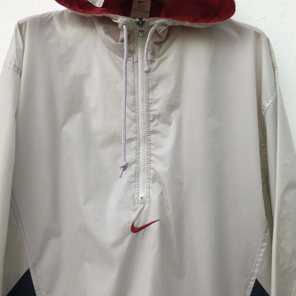Nike MUST GONE‼️Vintage Center Nike 90' Nike Windbreaker Size US M / EU 48-50 / 2 - 5 Thumbnail