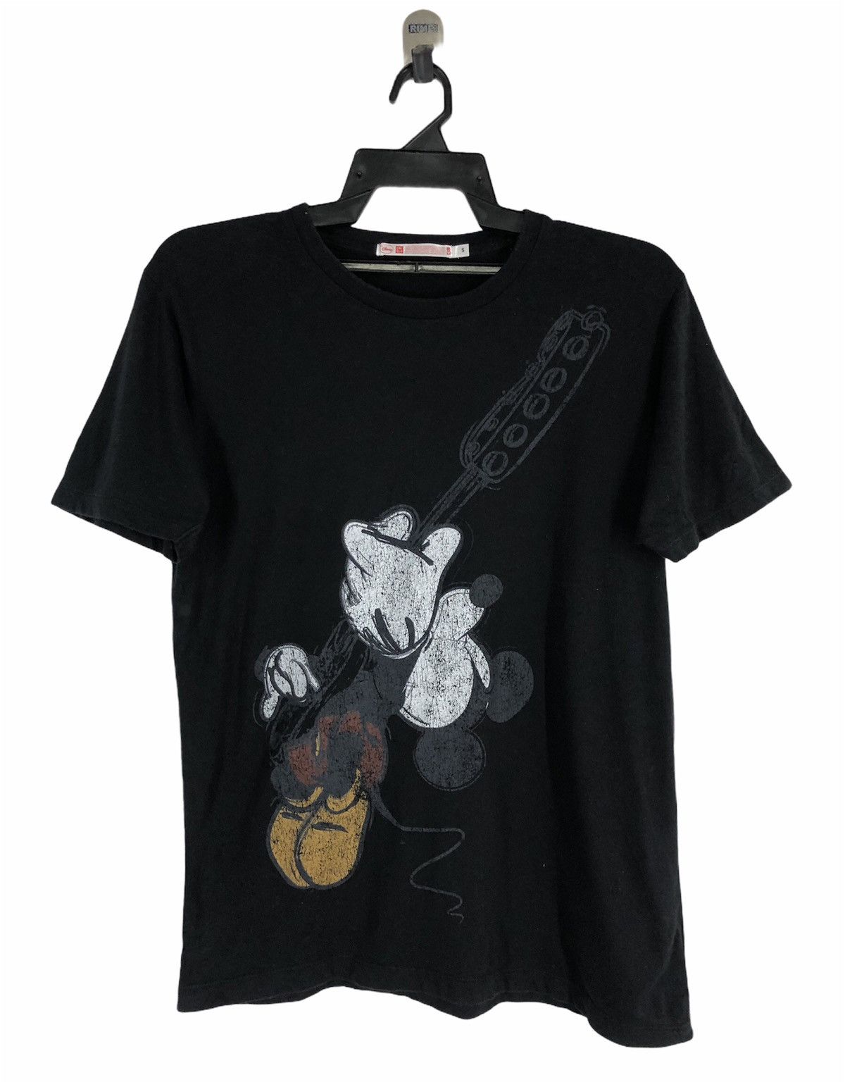 Cartoon Network × Disney × Mickey Mouse Mickey Mouse Disney x Uniqlo Big logo Spellout Black Shirt Size US S / EU 44-46 / 1 - 1 Thumbnail