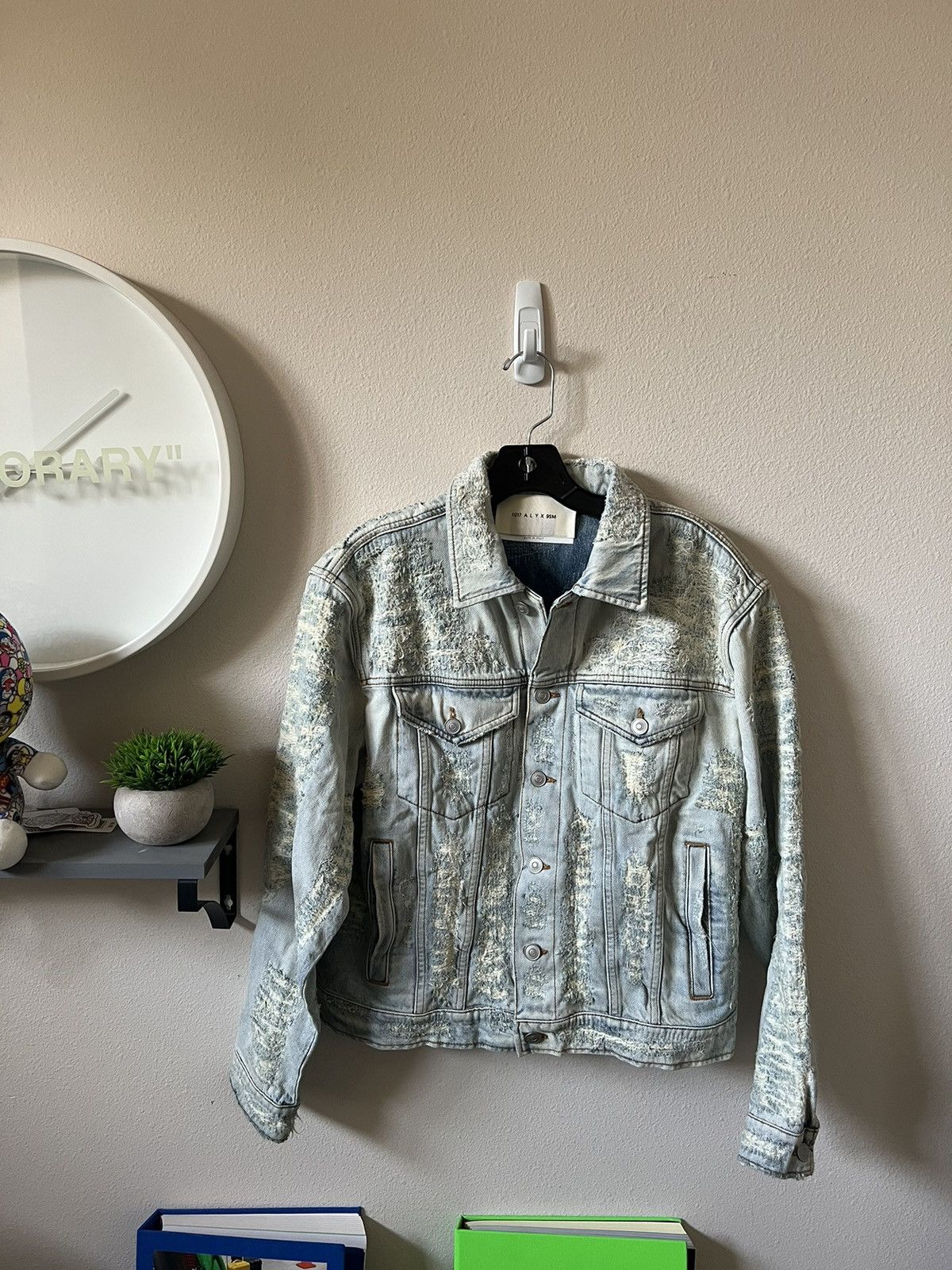 1017 ALYX 9SM 1017 ALYX 9SM Destroyed Denim Jacket Size US XL / EU 56 / 4 - 1 Thumbnail
