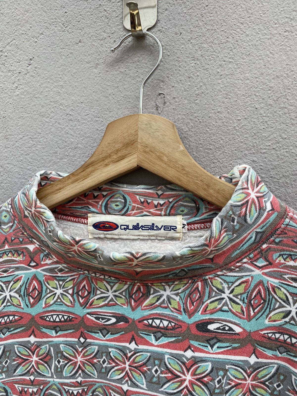 Quiksilver Vintage RARE 1980s QUIKSILVER Tomtom Jumper Surf/Streetwear Size US XL / EU 56 / 4 - 3 Thumbnail