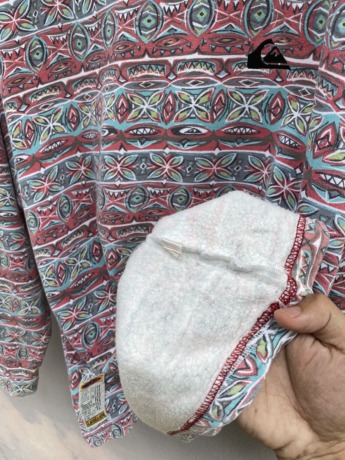 Quiksilver Vintage RARE 1980s QUIKSILVER Tomtom Jumper Surf/Streetwear Size US XL / EU 56 / 4 - 12 Thumbnail