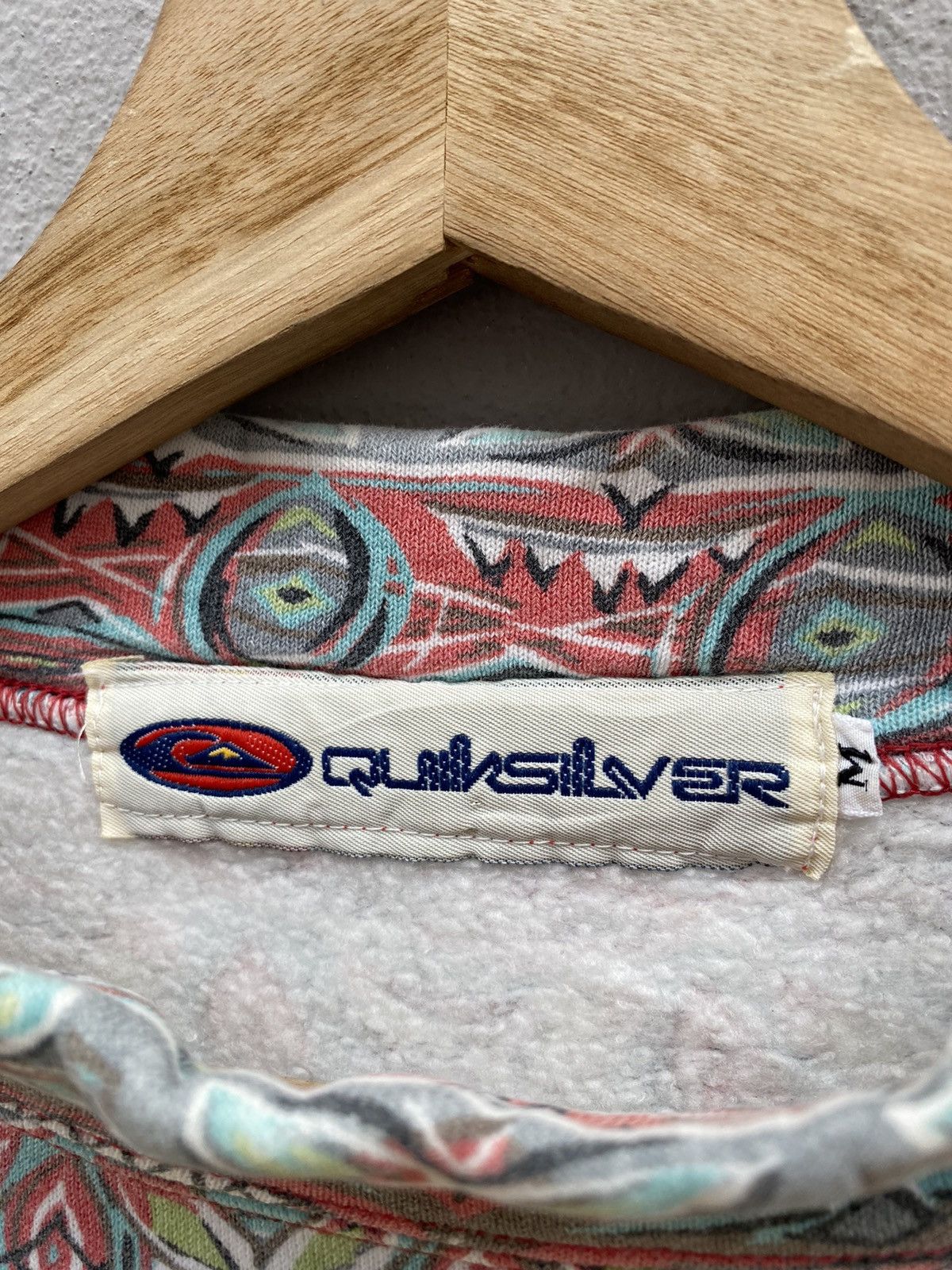 Quiksilver Vintage RARE 1980s QUIKSILVER Tomtom Jumper Surf/Streetwear Size US XL / EU 56 / 4 - 4 Thumbnail