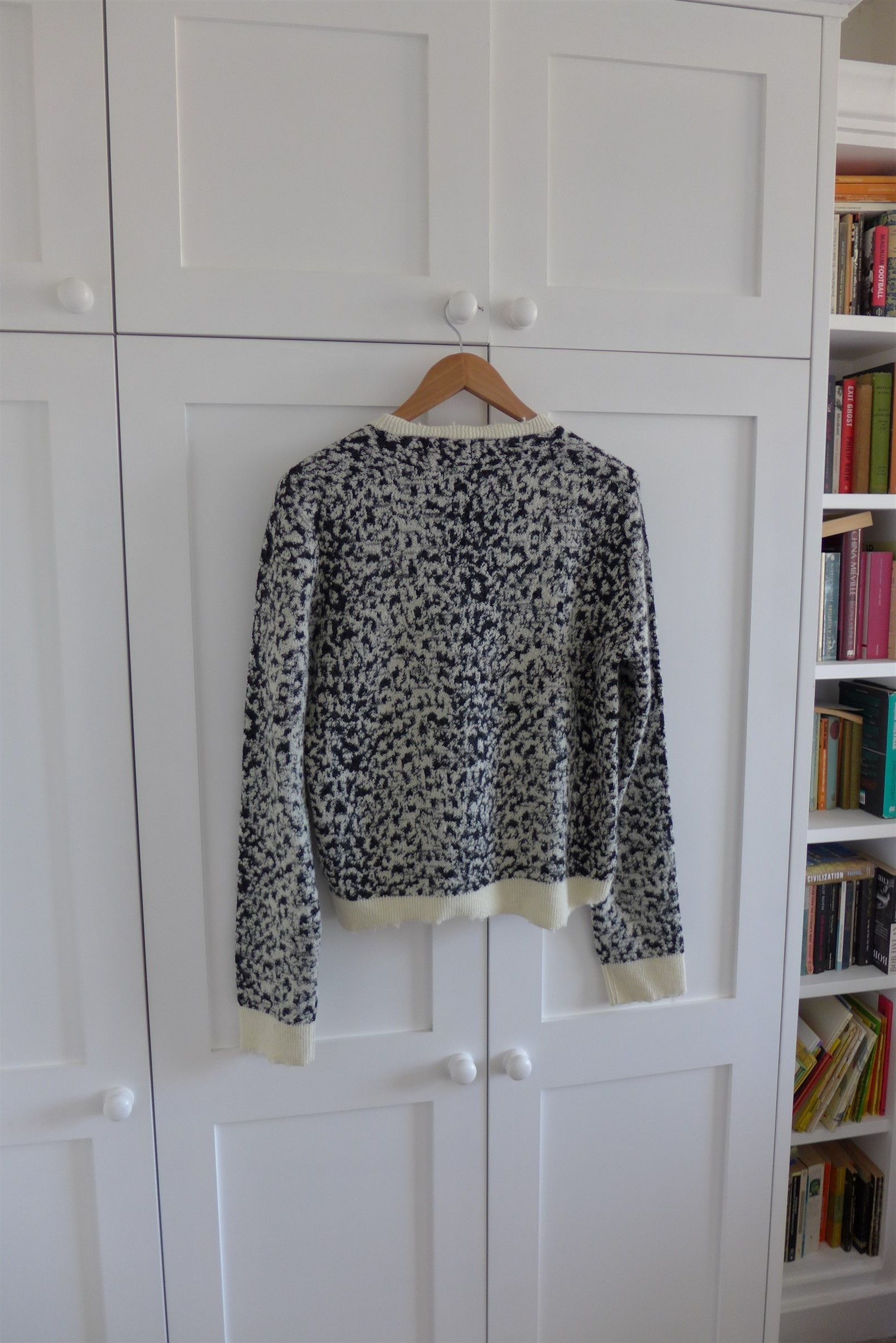 Saint Laurent Paris Saint Laurent Leopard Print Distressed Mohair Sweater Size US M / EU 48-50 / 2 - 2 Thumbnail