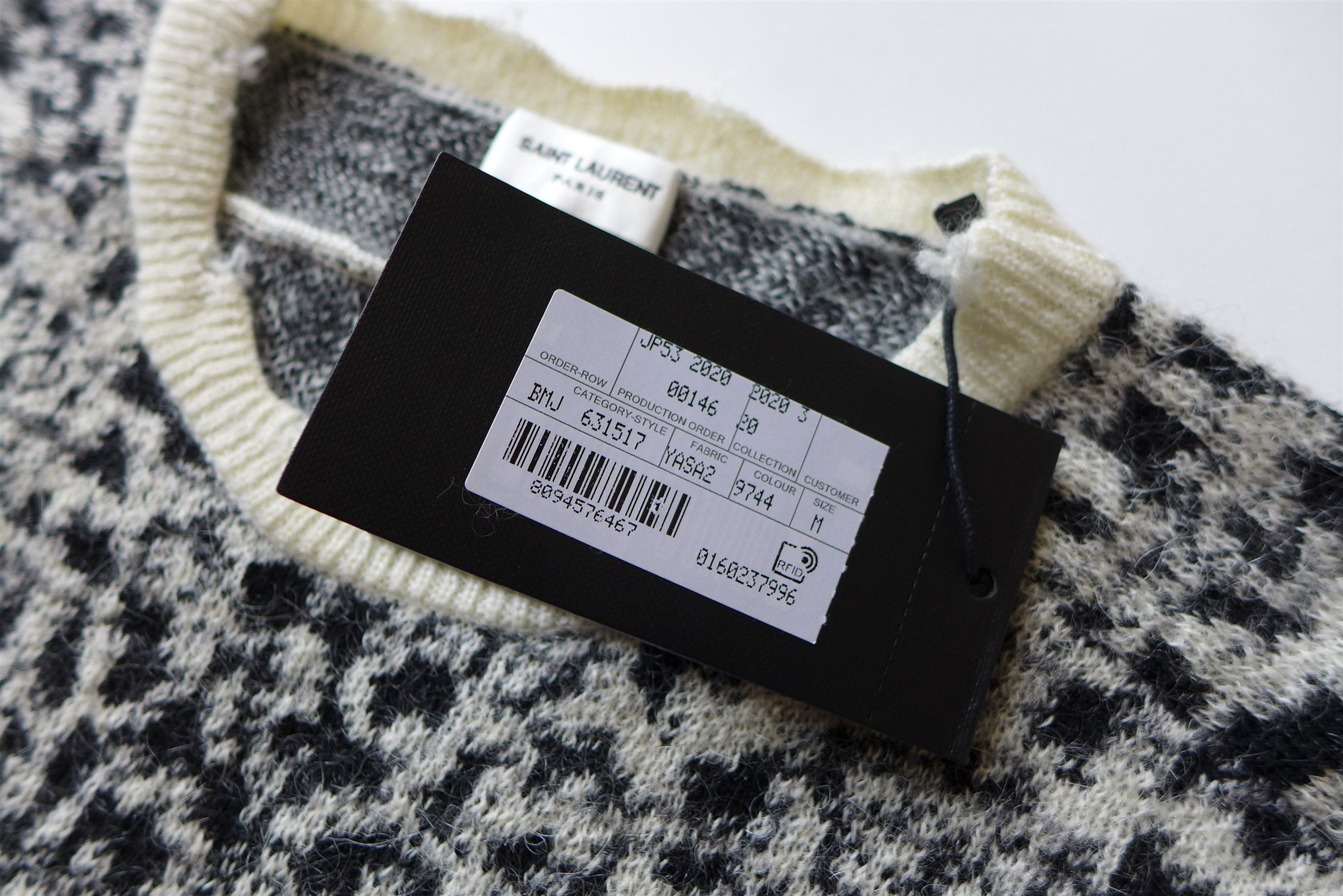 Saint Laurent Paris Saint Laurent Leopard Print Distressed Mohair Sweater Size US M / EU 48-50 / 2 - 7 Thumbnail