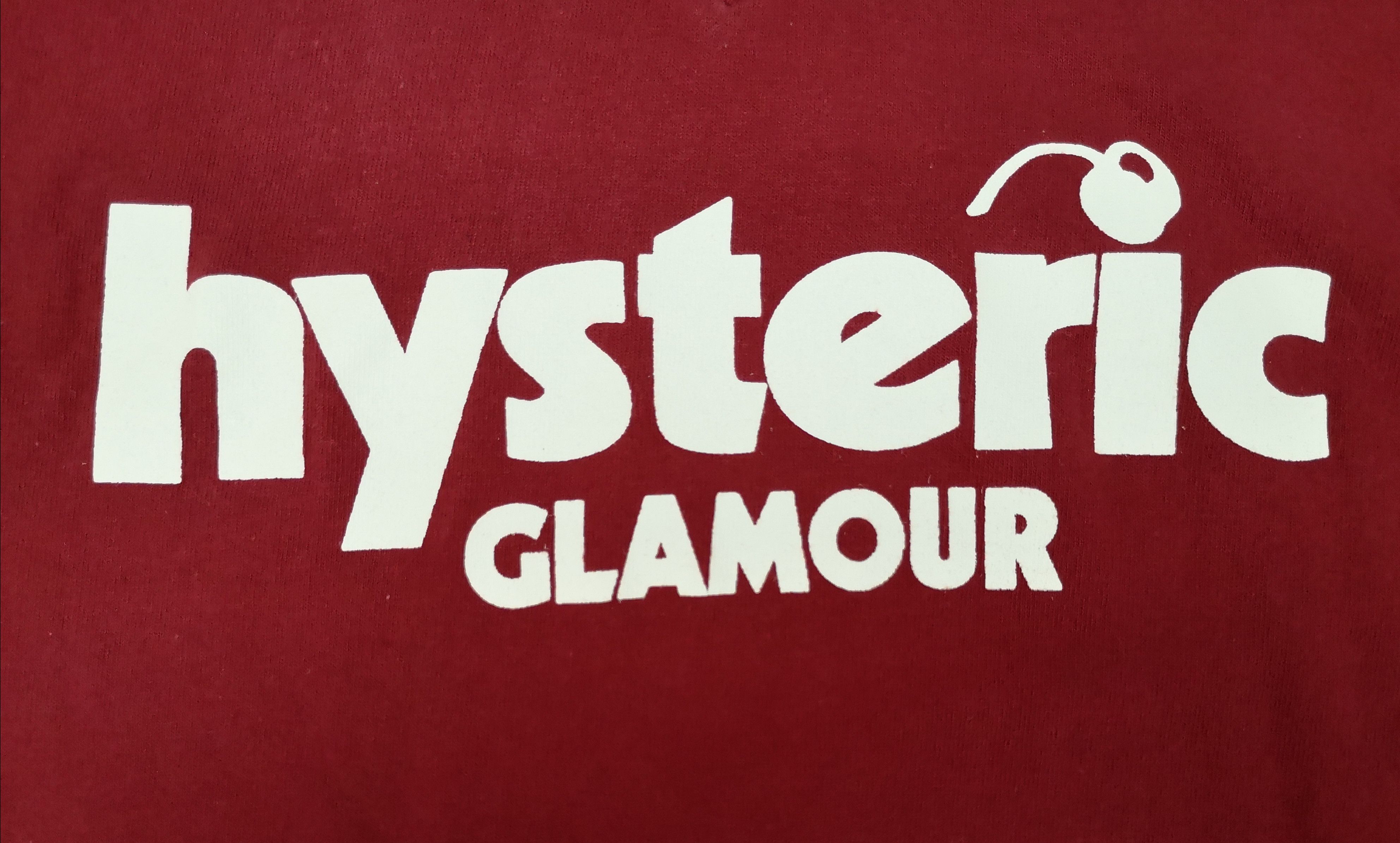 Hysteric Glamour × Japanese Brand × Vintage RARE VINTAGE HYSTERIC GLAMOUR V NECK RINGER SHIRT Size US M / EU 48-50 / 2 - 7 Thumbnail