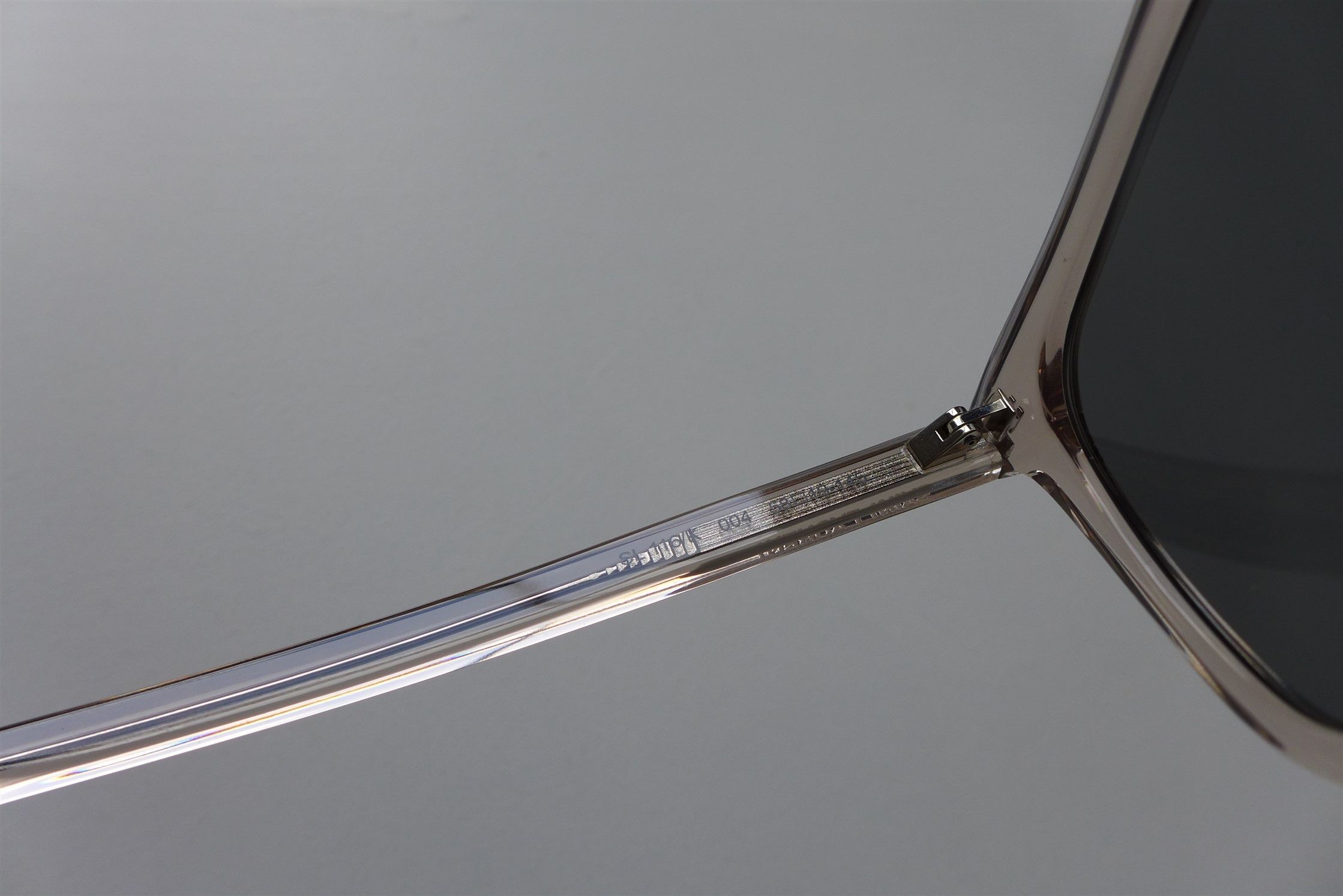 Saint Laurent Paris Saint Laurent SL116/K Sunglasses - Clear Acetate Size ONE SIZE - 11 Thumbnail