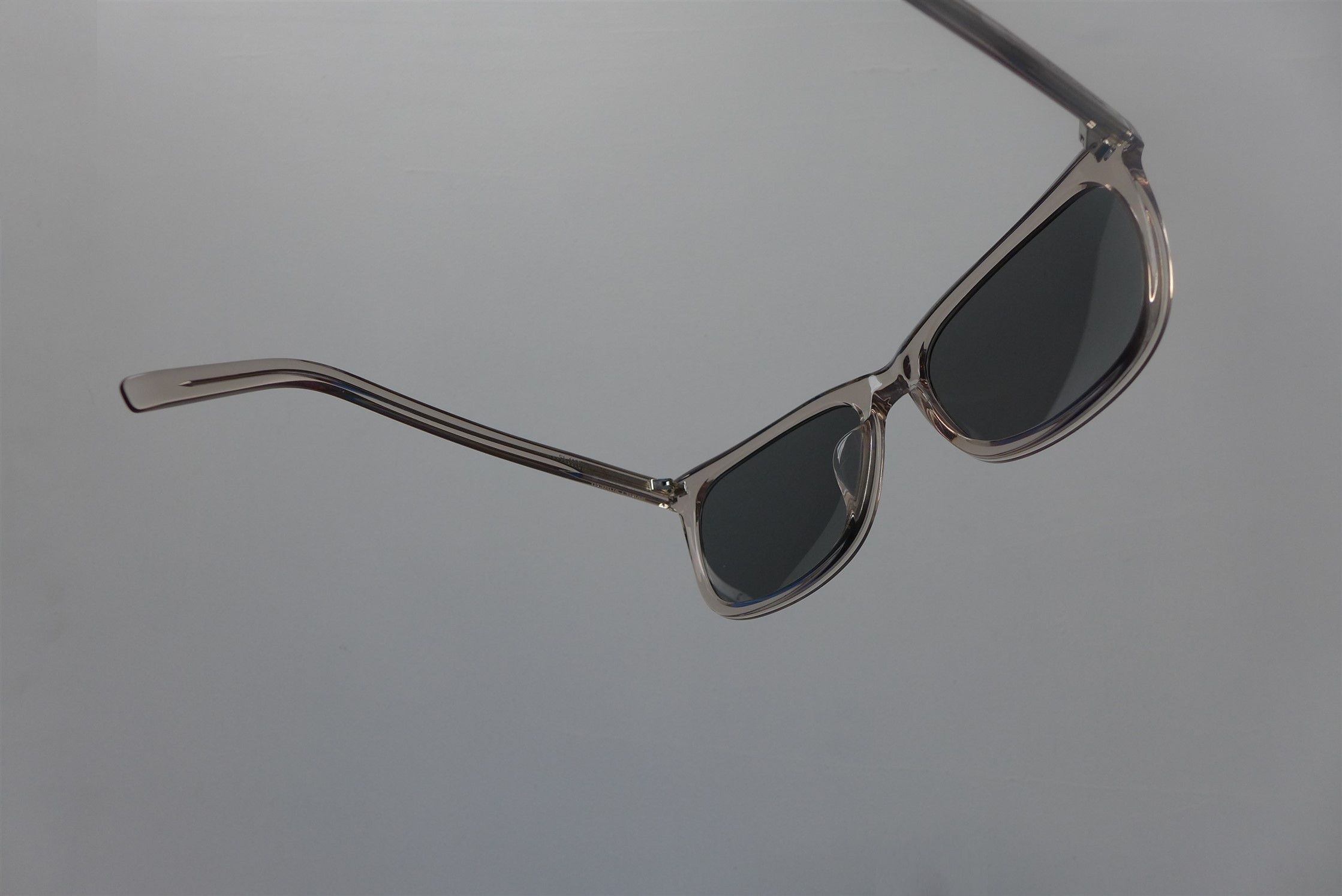 Saint Laurent Paris Saint Laurent SL116/K Sunglasses - Clear Acetate Size ONE SIZE - 12 Thumbnail