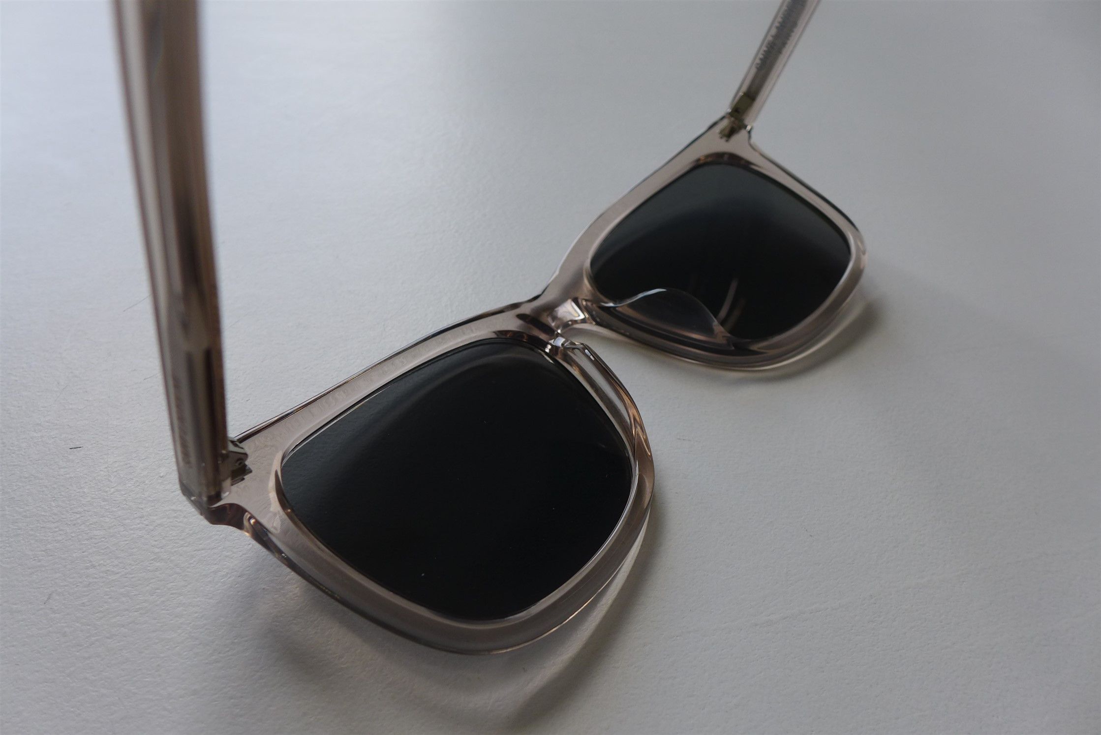 Saint Laurent Paris Saint Laurent SL116/K Sunglasses - Clear Acetate Size ONE SIZE - 8 Thumbnail