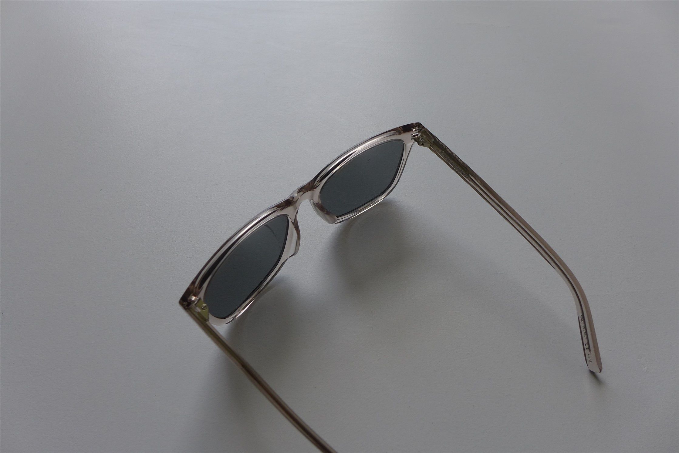 Saint Laurent Paris Saint Laurent SL116/K Sunglasses - Clear Acetate Size ONE SIZE - 6 Thumbnail