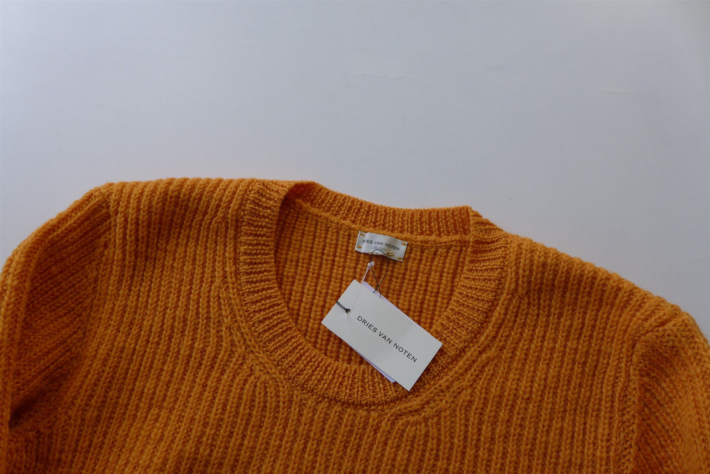 Dries Van Noten Dries Van Noten Maurice Sweater - Burnt Orange Wool Size US M / EU 48-50 / 2 - 3 Thumbnail