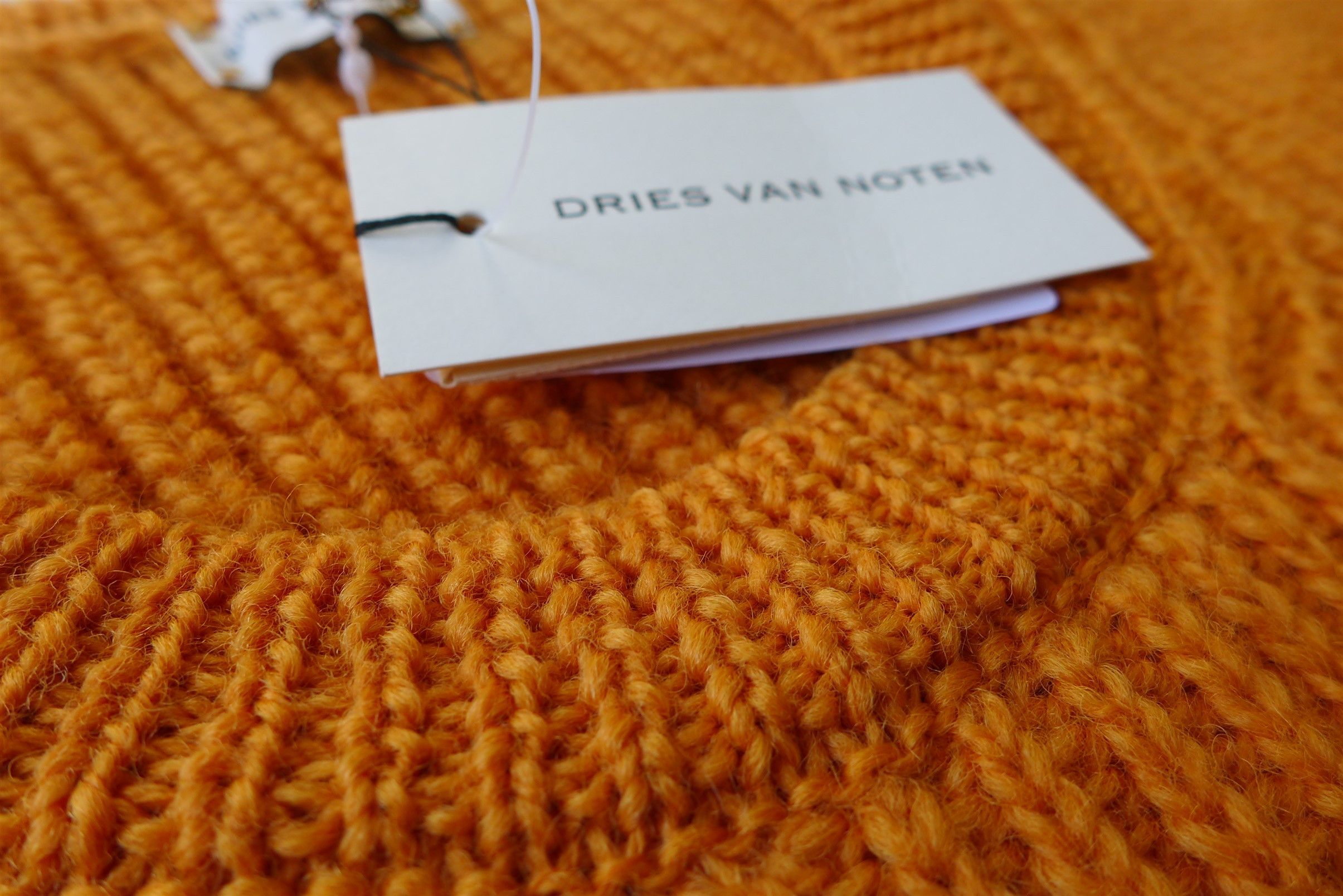 Dries Van Noten Dries Van Noten Maurice Sweater - Burnt Orange Wool Size US S / EU 44-46 / 1 - 5 Thumbnail