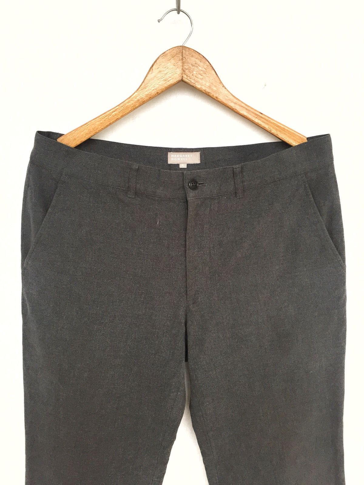 Margaret Howell OG Margaret Howell 🏴󠁧󠁢󠁥󠁮󠁧󠁿 Grey Baggy Oversized Pants Size US 35 - 1 Thumbnail