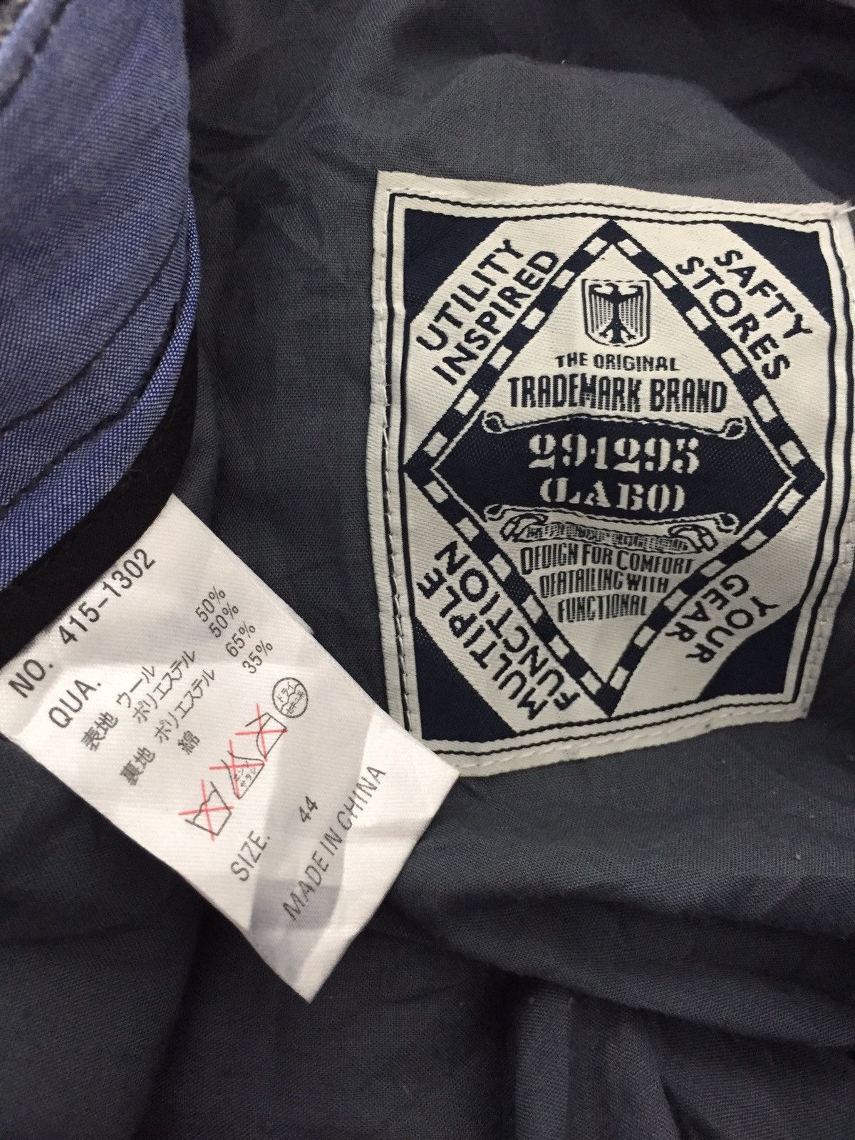 5351 POUR LES HOMMES 291295 Laboratories 🇯🇵 Wool Pocket Cargo Pants Size US 30 / EU 46 - 7 Thumbnail
