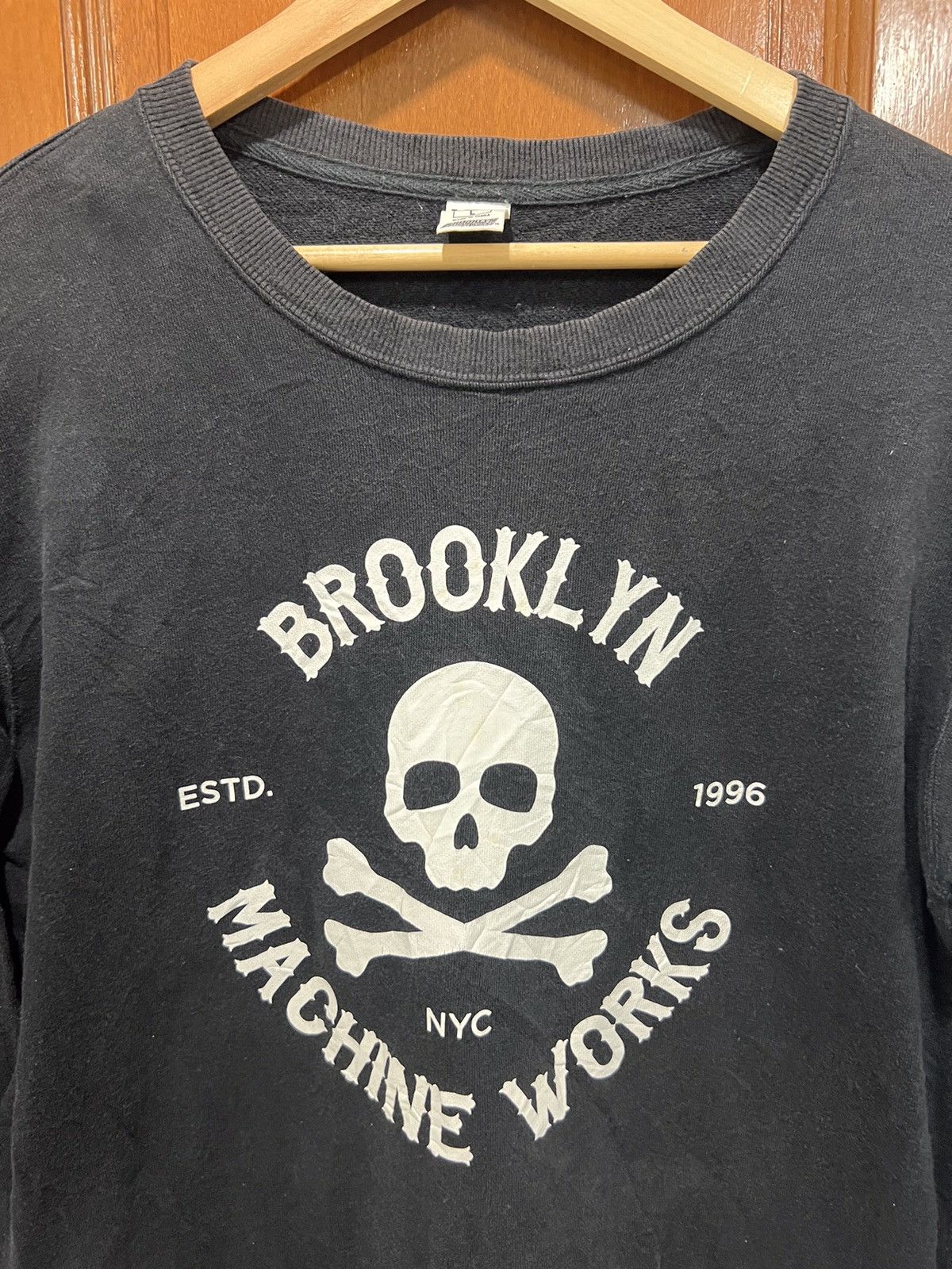 Vintage ☠️ Brooklyn Machine Works Skull Design Size US M / EU 48-50 / 2 - 2 Thumbnail