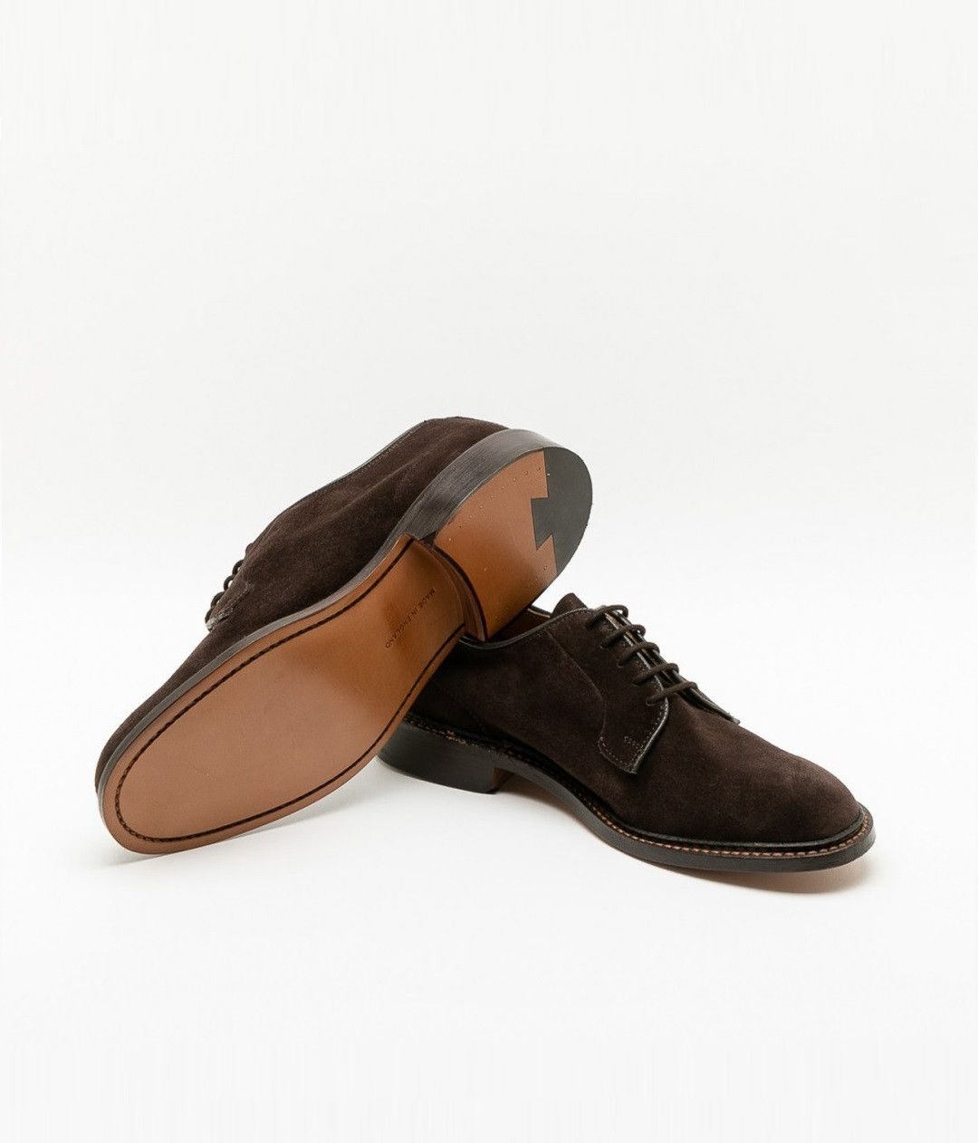 Tricker's Trickers Robert Derby Shoes - Coffee Castorino Suede Size US 10 / EU 43 - 3 Thumbnail